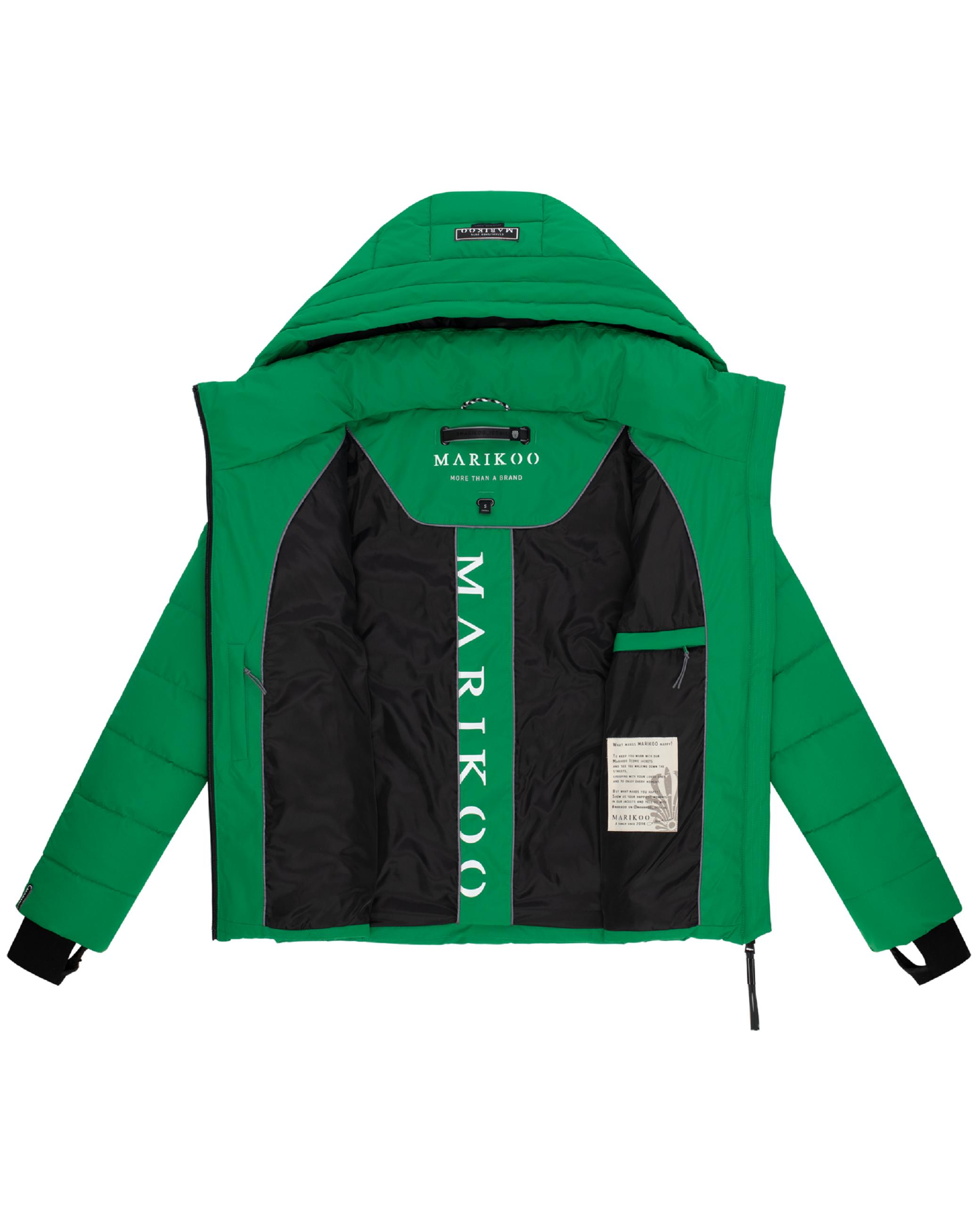 Steppjacke mit Kapuze "Samuiaa XVI" Smaragd Green
