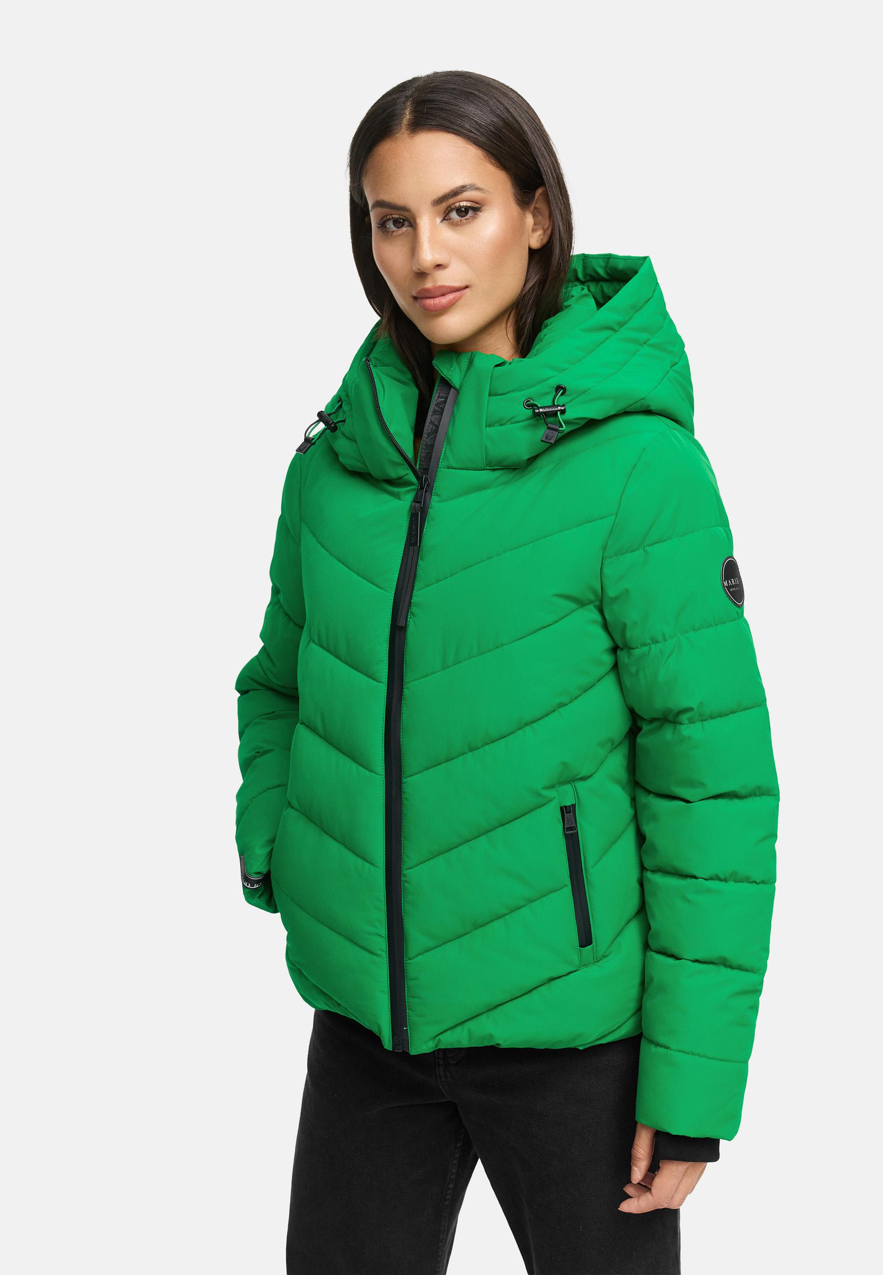 Steppjacke mit Kapuze "Samuiaa XVI" Smaragd Green
