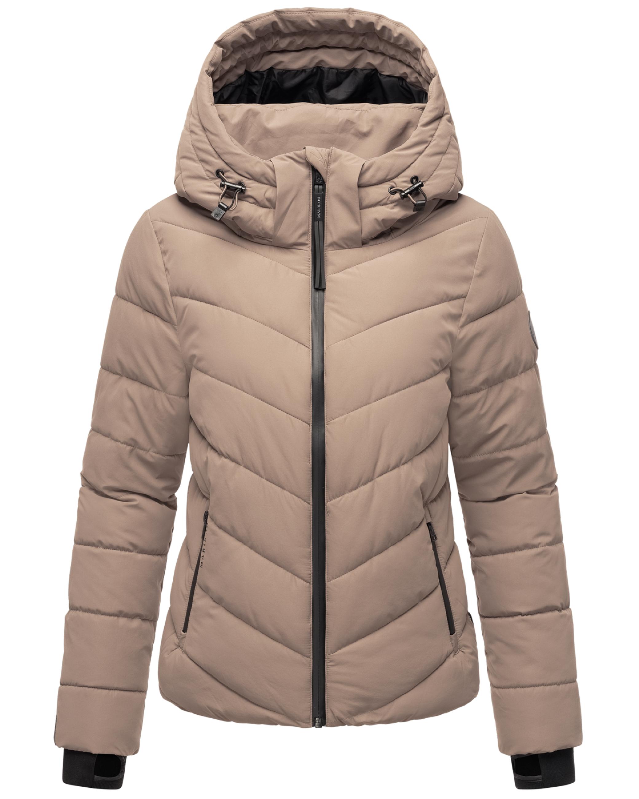 Steppjacke mit Kapuze "Samuiaa XVI" Taupe Grey