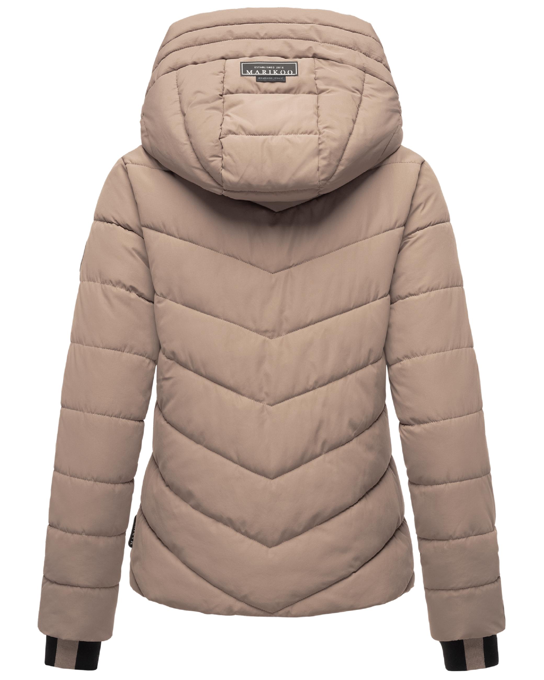 Steppjacke mit Kapuze "Samuiaa XVI" Taupe Grey