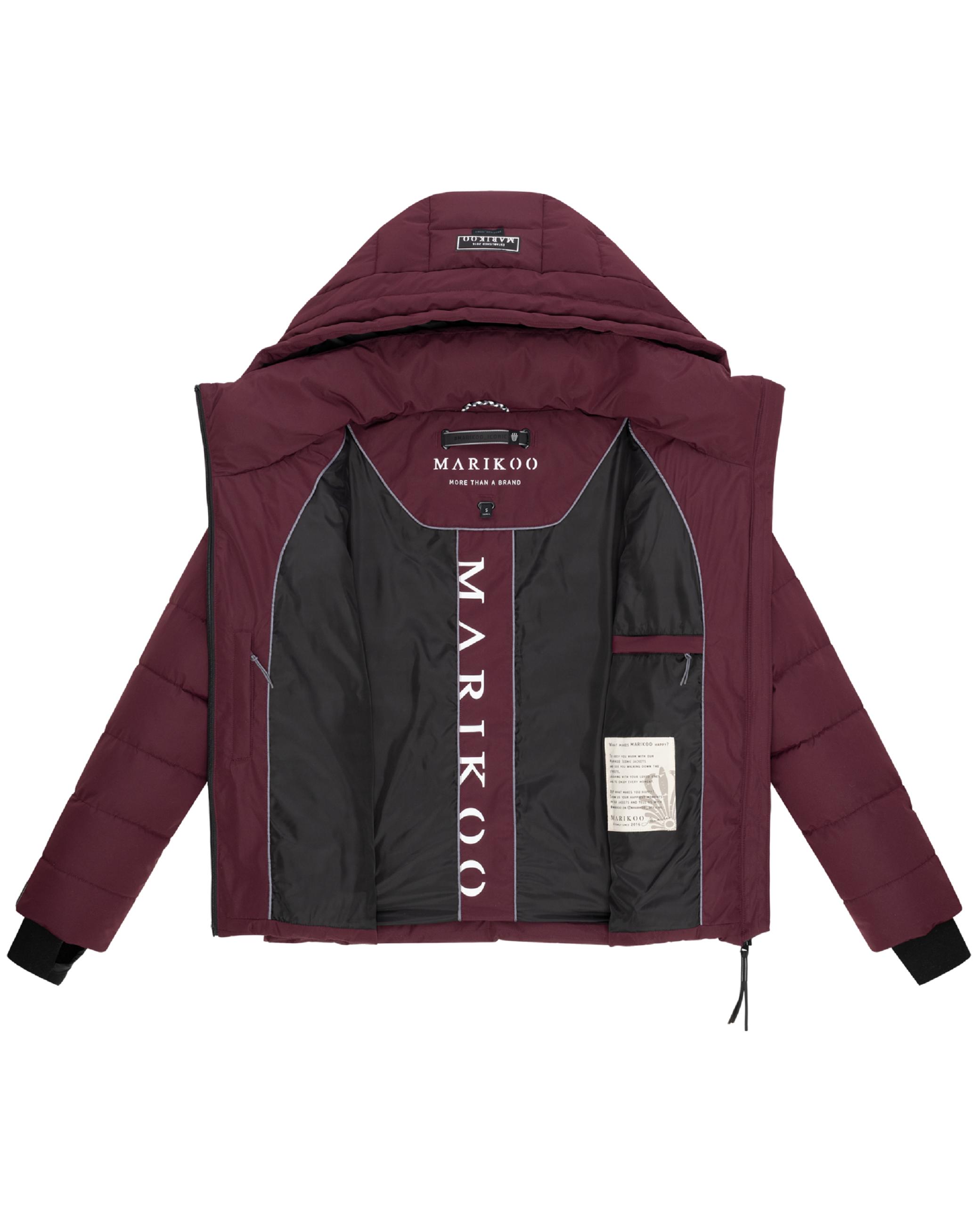 Steppjacke mit Kapuze "Samuiaa XVI" Wine