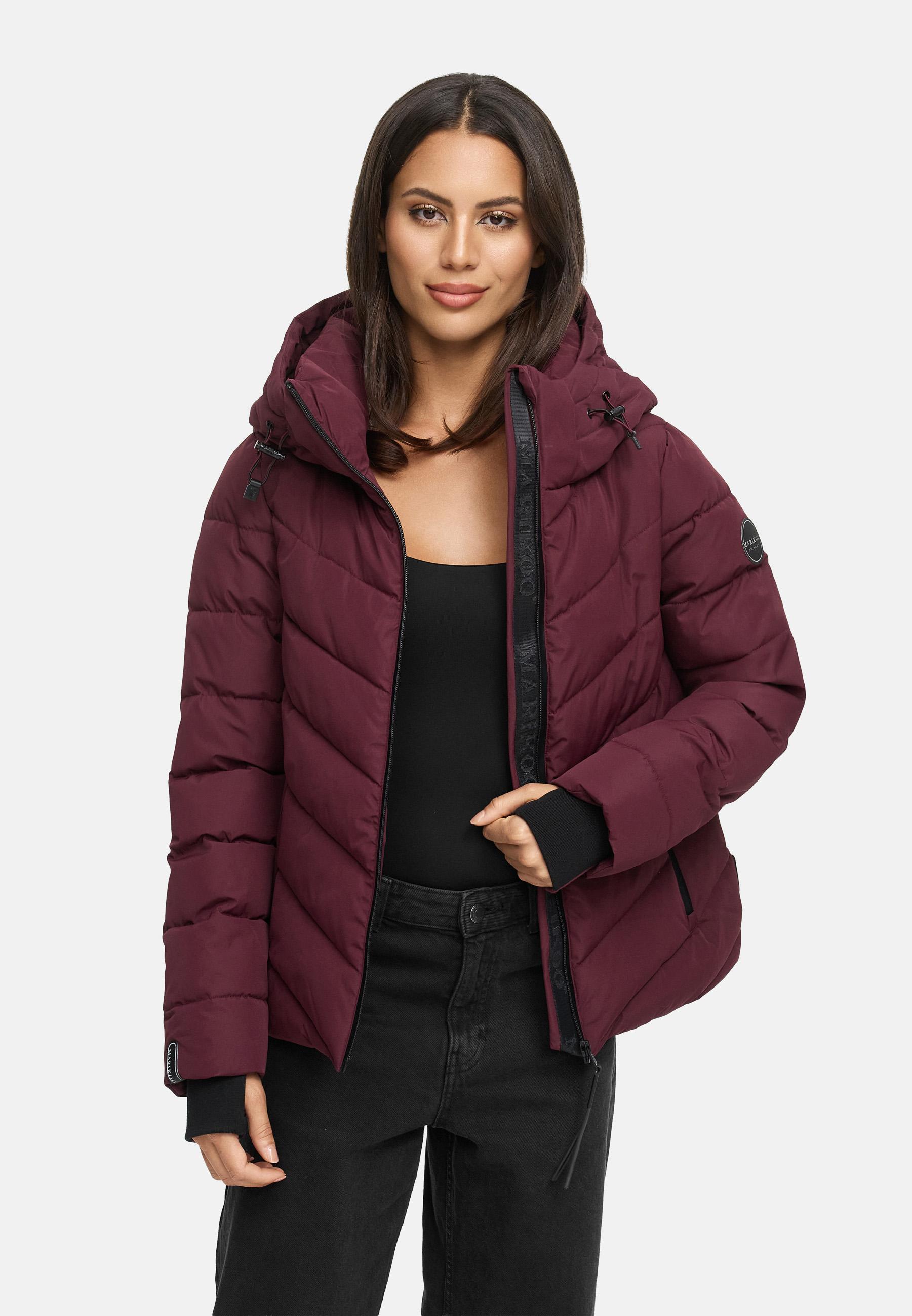 Steppjacke mit Kapuze "Samuiaa XVI" Wine