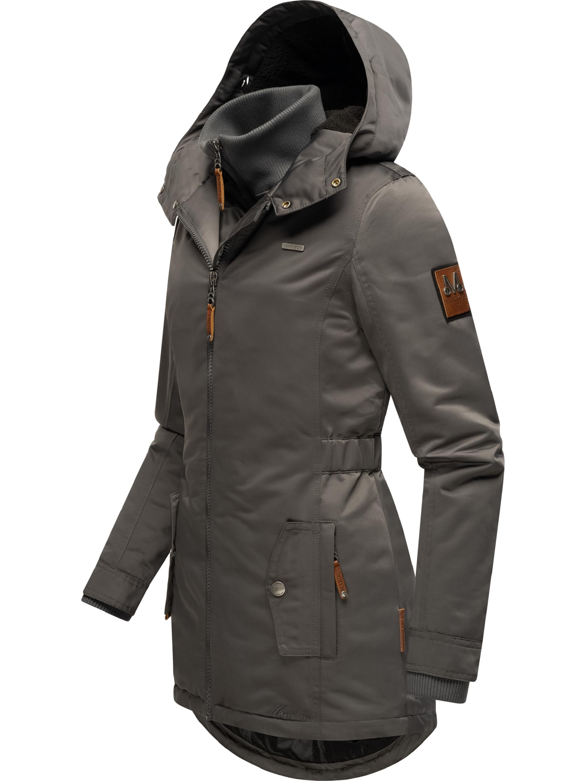 Winterparka mit abnehmbarem Kunstfell "Sanakoo" Anthracite