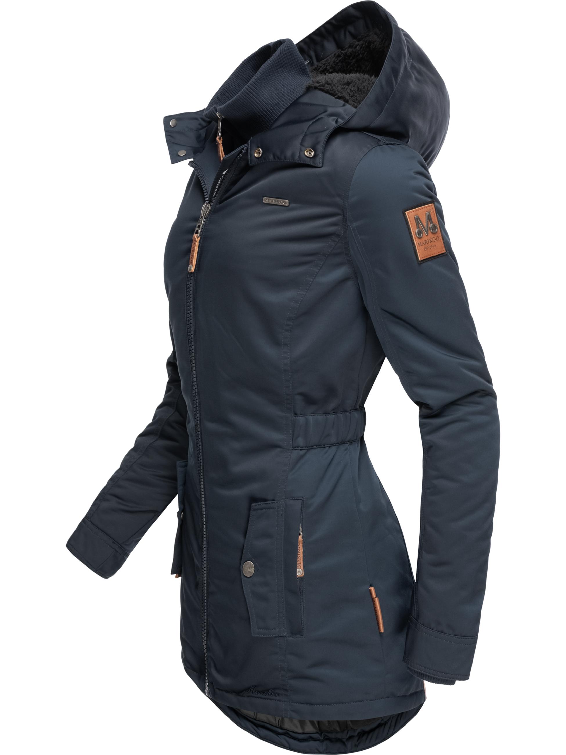 Winterparka mit abnehmbarem Kunstfell "Sanakoo" Blau