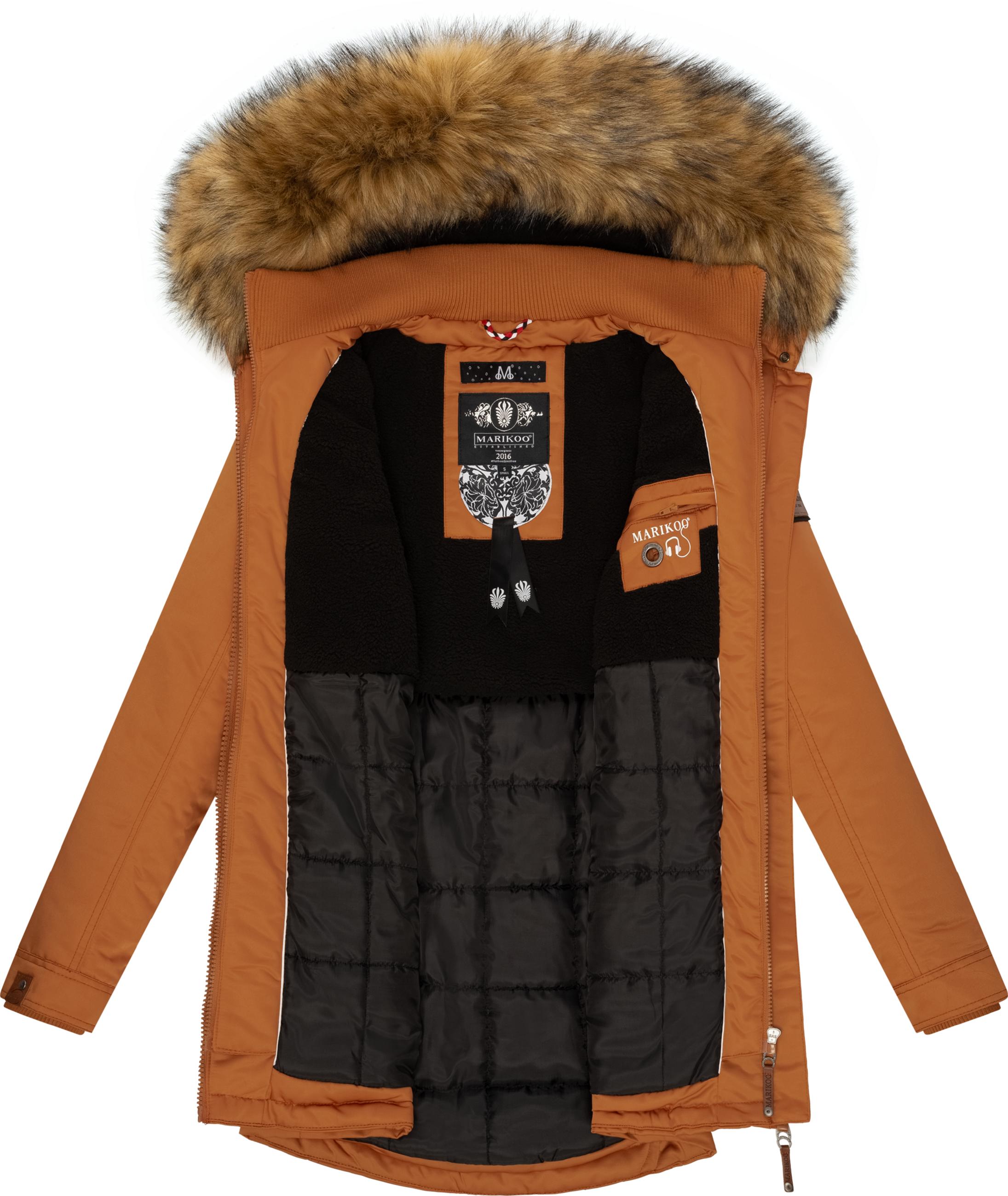 Winterparka mit abnehmbarem Kunstfell "Sanakoo" Rusty Cinnamon