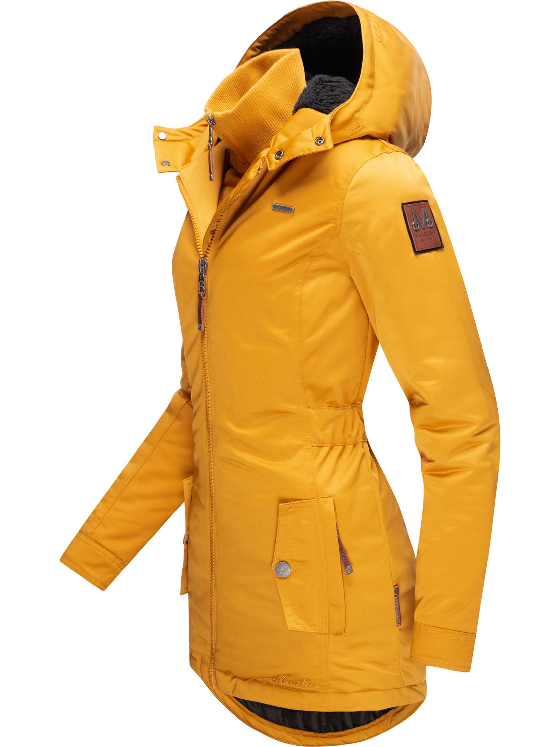 Winterparka mit abnehmbarem Kunstfell "Sanakoo" Yellow