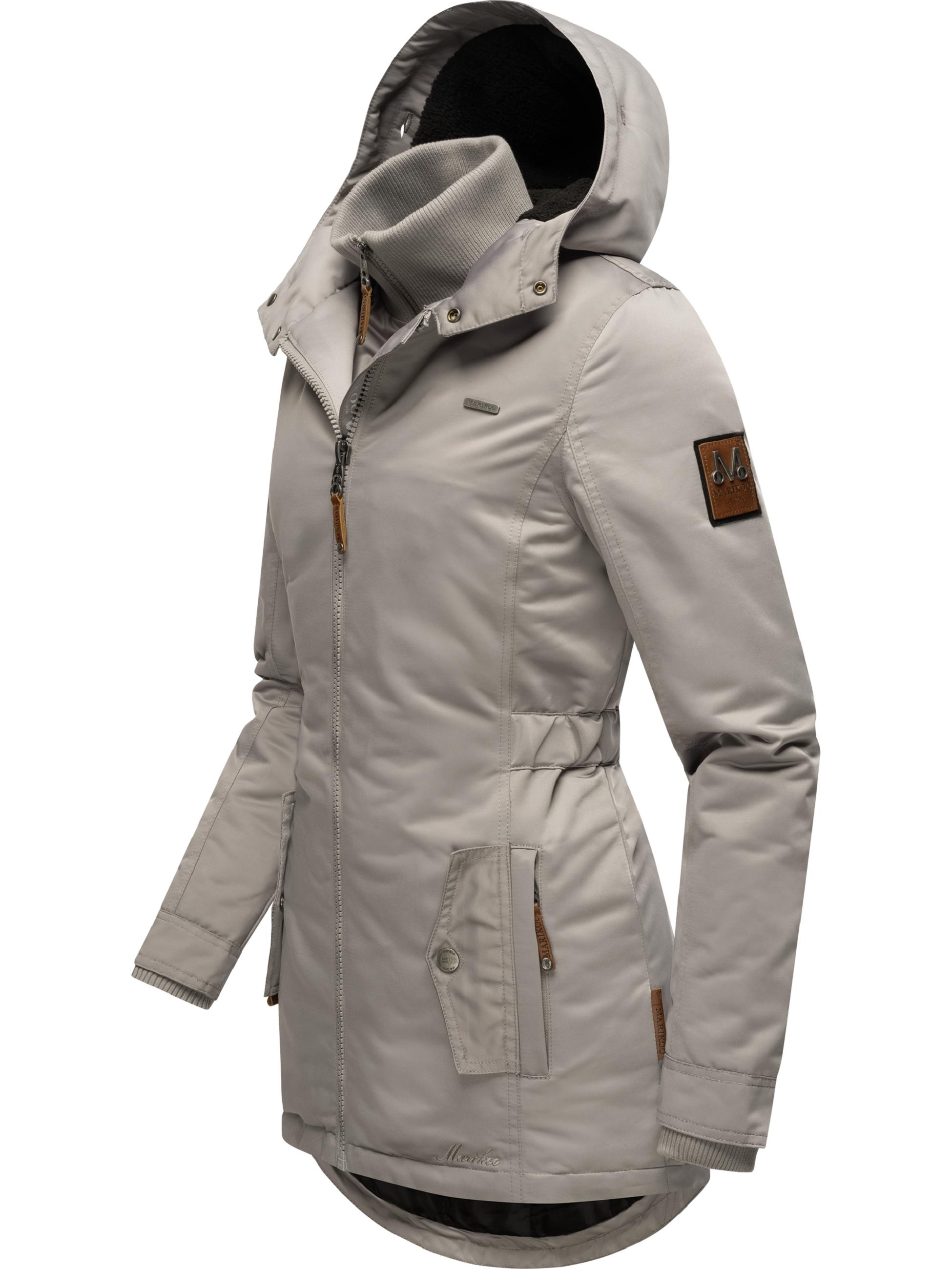 Winterparka mit abnehmbarem Kunstfell "Sanakoo" Zinc Grey