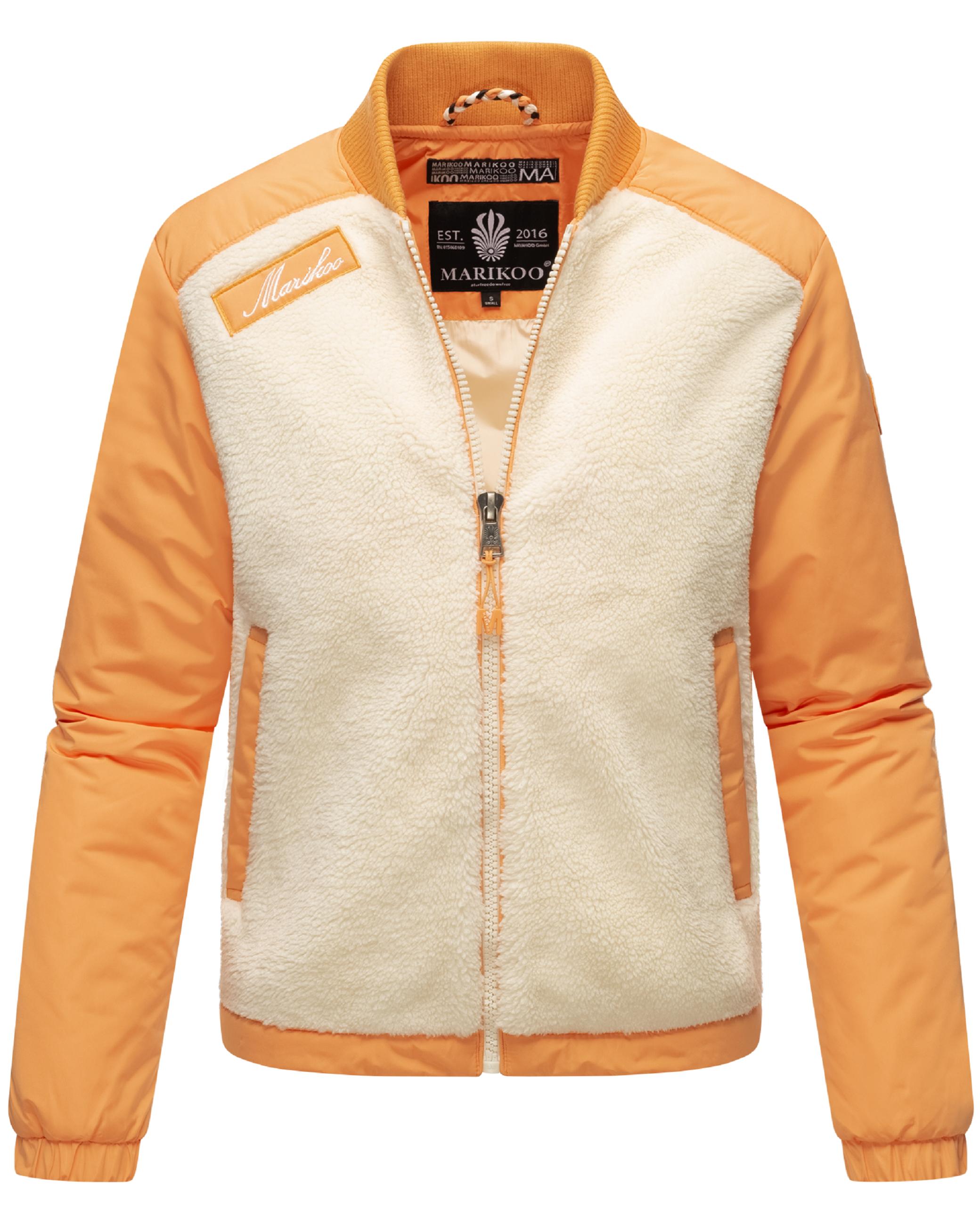 Leichte Hybrid-Jacke "Sayoo" Offwhite - Apricot Sorbet