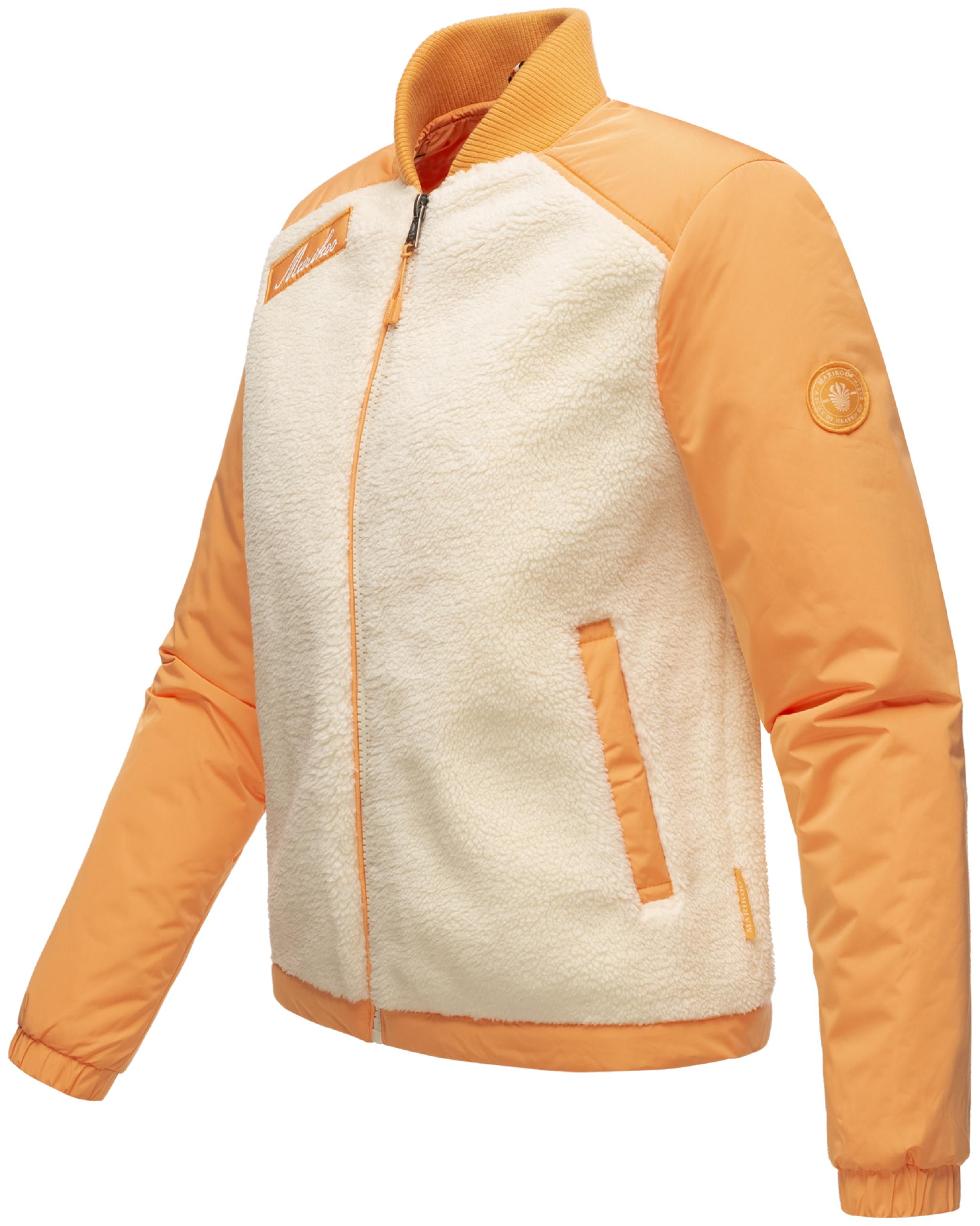 Leichte Hybrid-Jacke "Sayoo" Offwhite - Apricot Sorbet