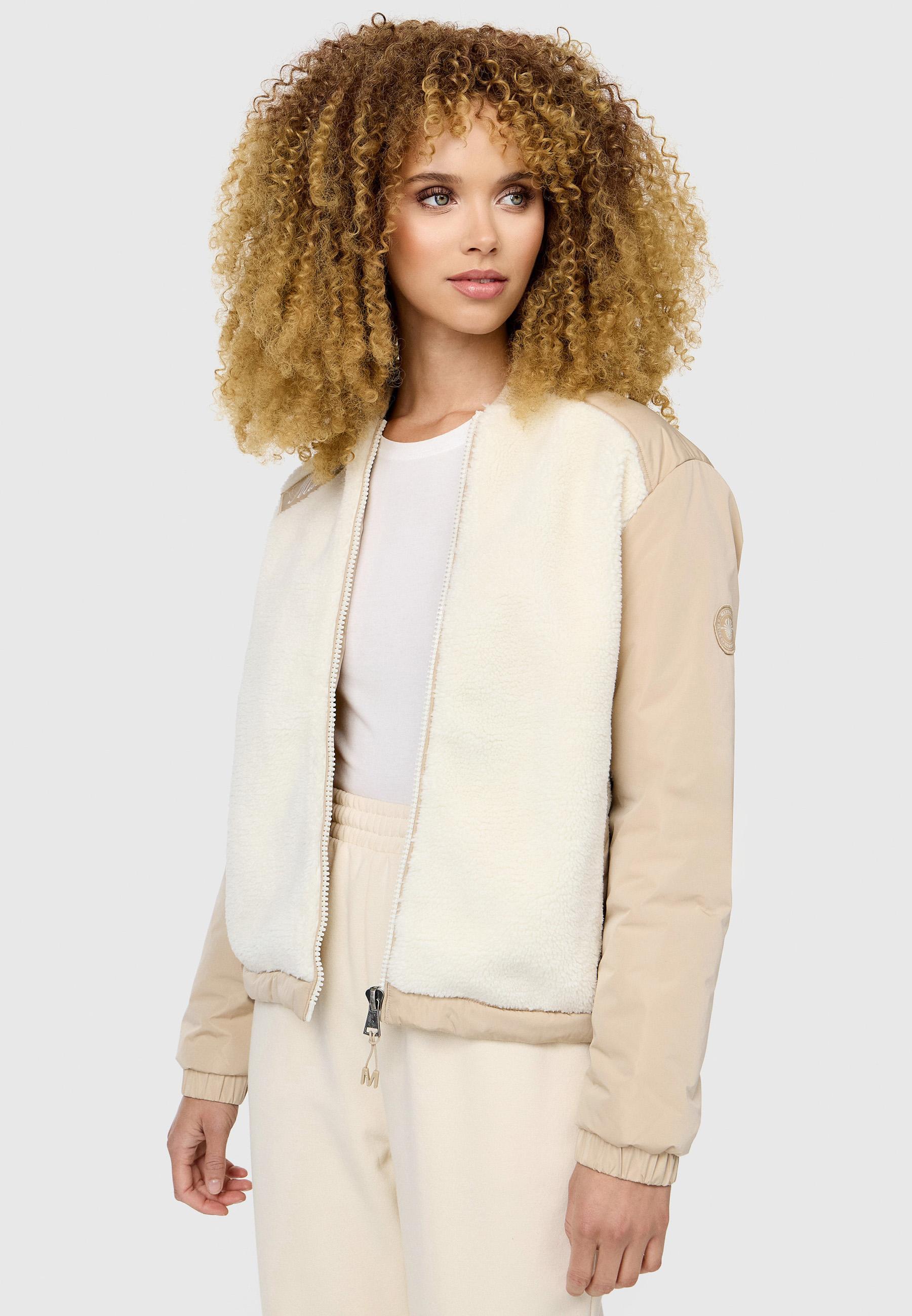 Leichte Hybrid-Jacke "Sayoo" Offwhite - Beige