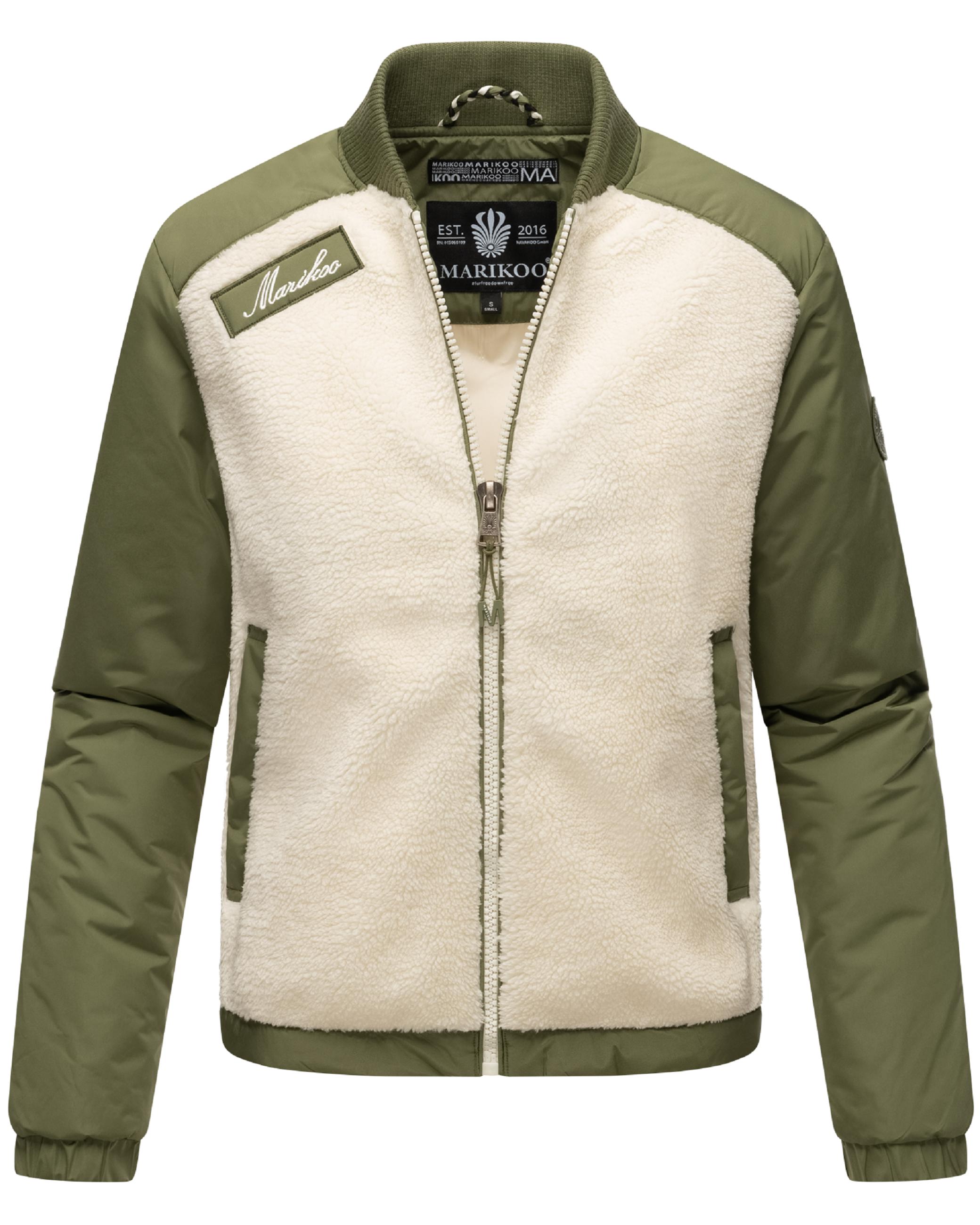 Leichte Hybrid-Jacke "Sayoo" Offwhite - Dusty Olive