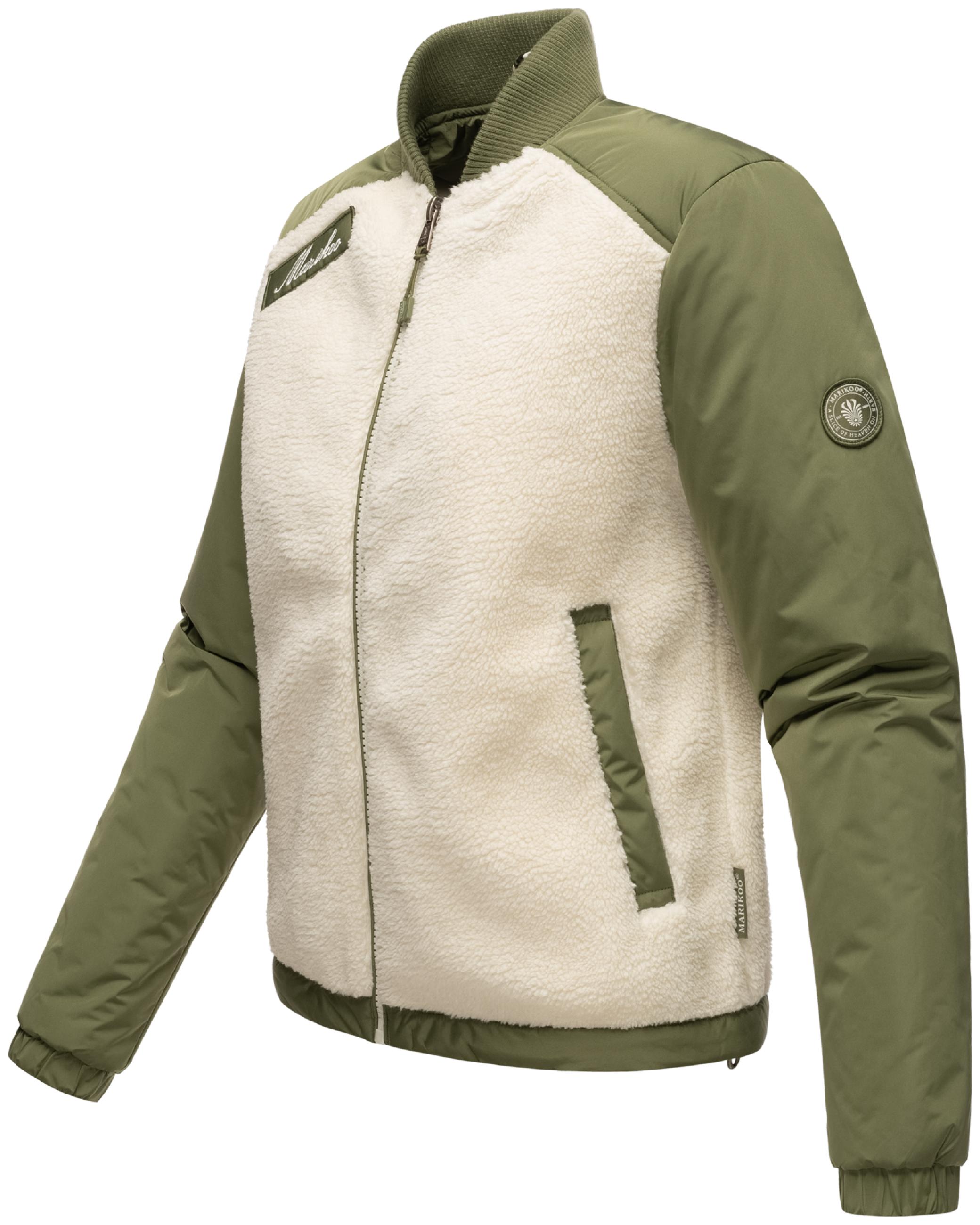 Leichte Hybrid-Jacke "Sayoo" Offwhite - Dusty Olive