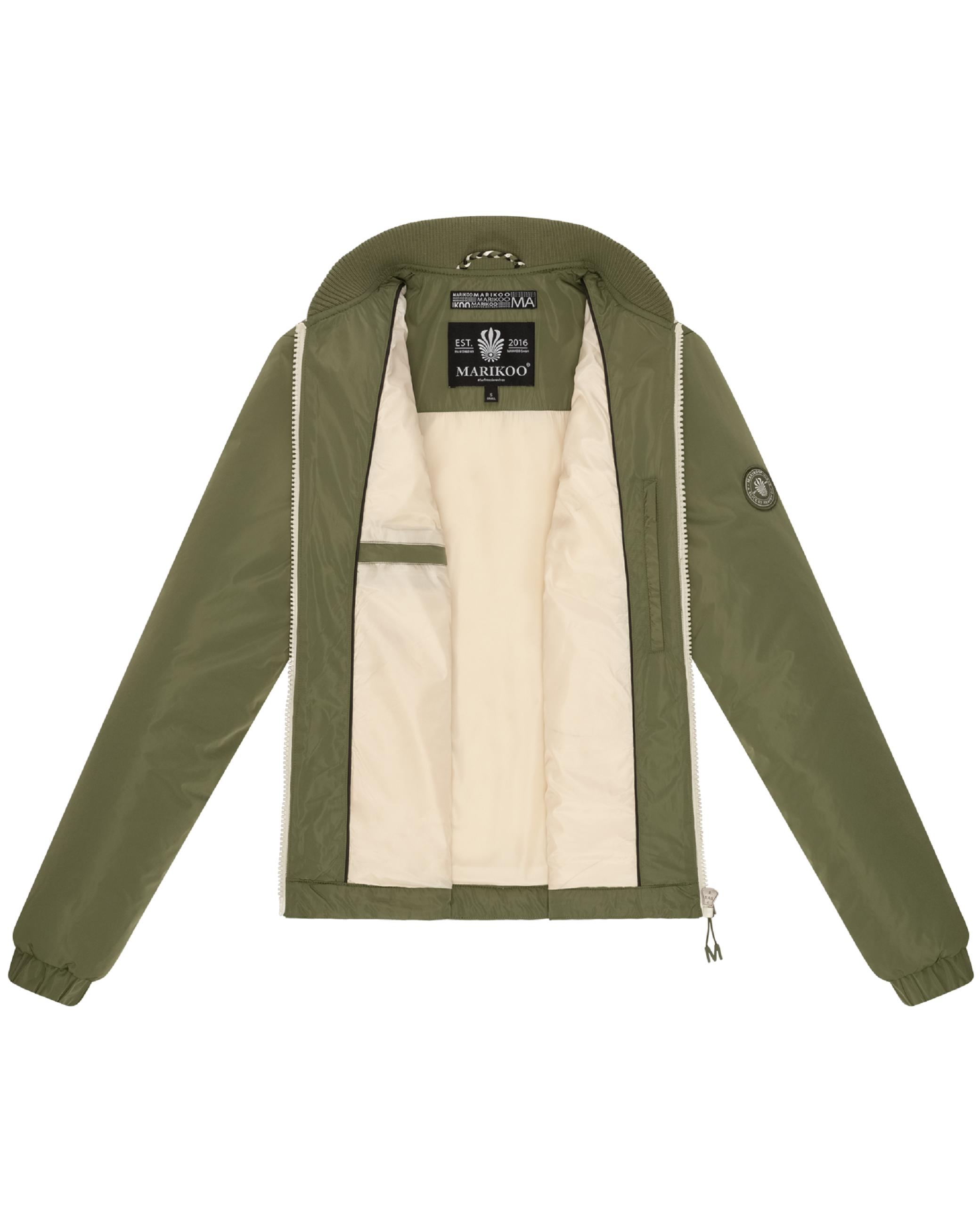 Leichte Hybrid-Jacke "Sayoo" Offwhite - Dusty Olive