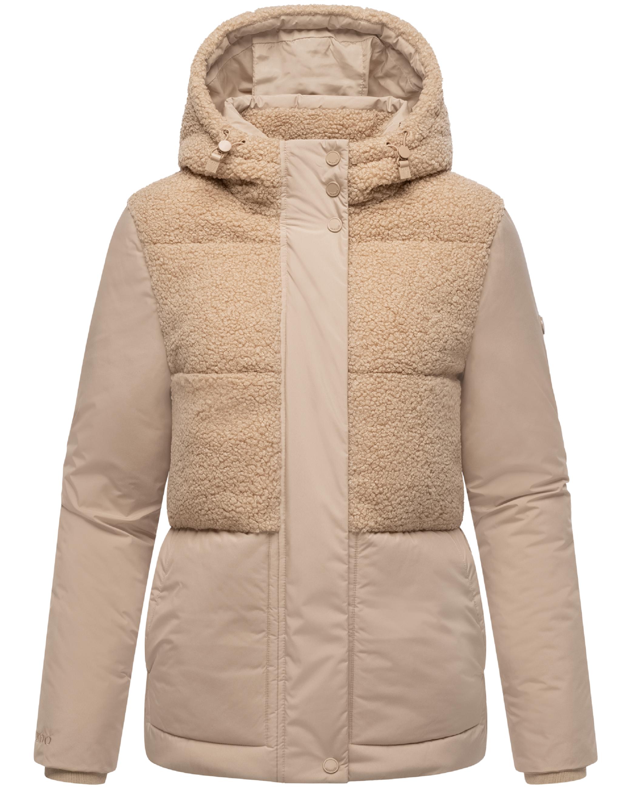 Winterjacke Plüschjacke "Sheeta 16" Beige