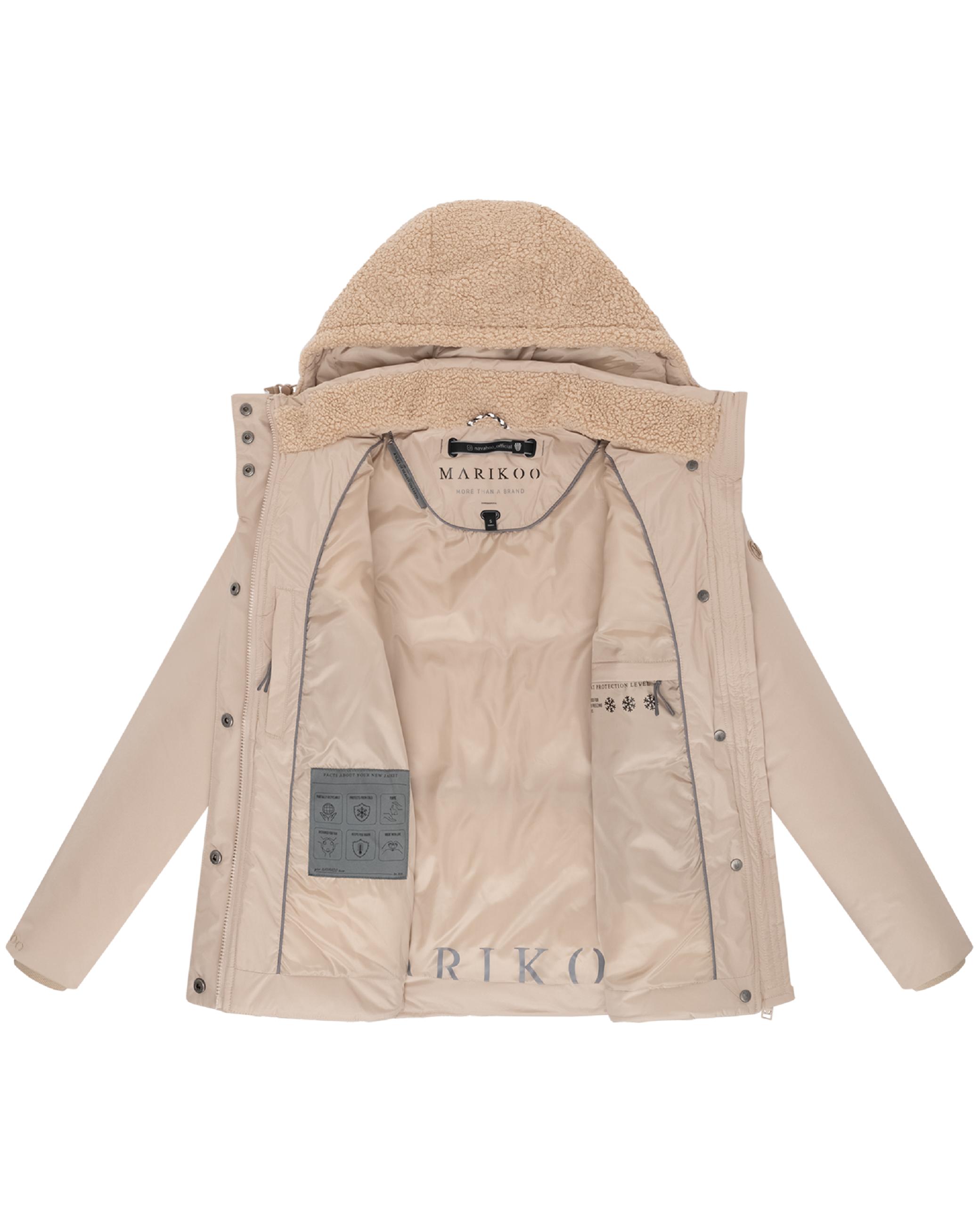 Winterjacke Plüschjacke "Sheeta 16" Beige