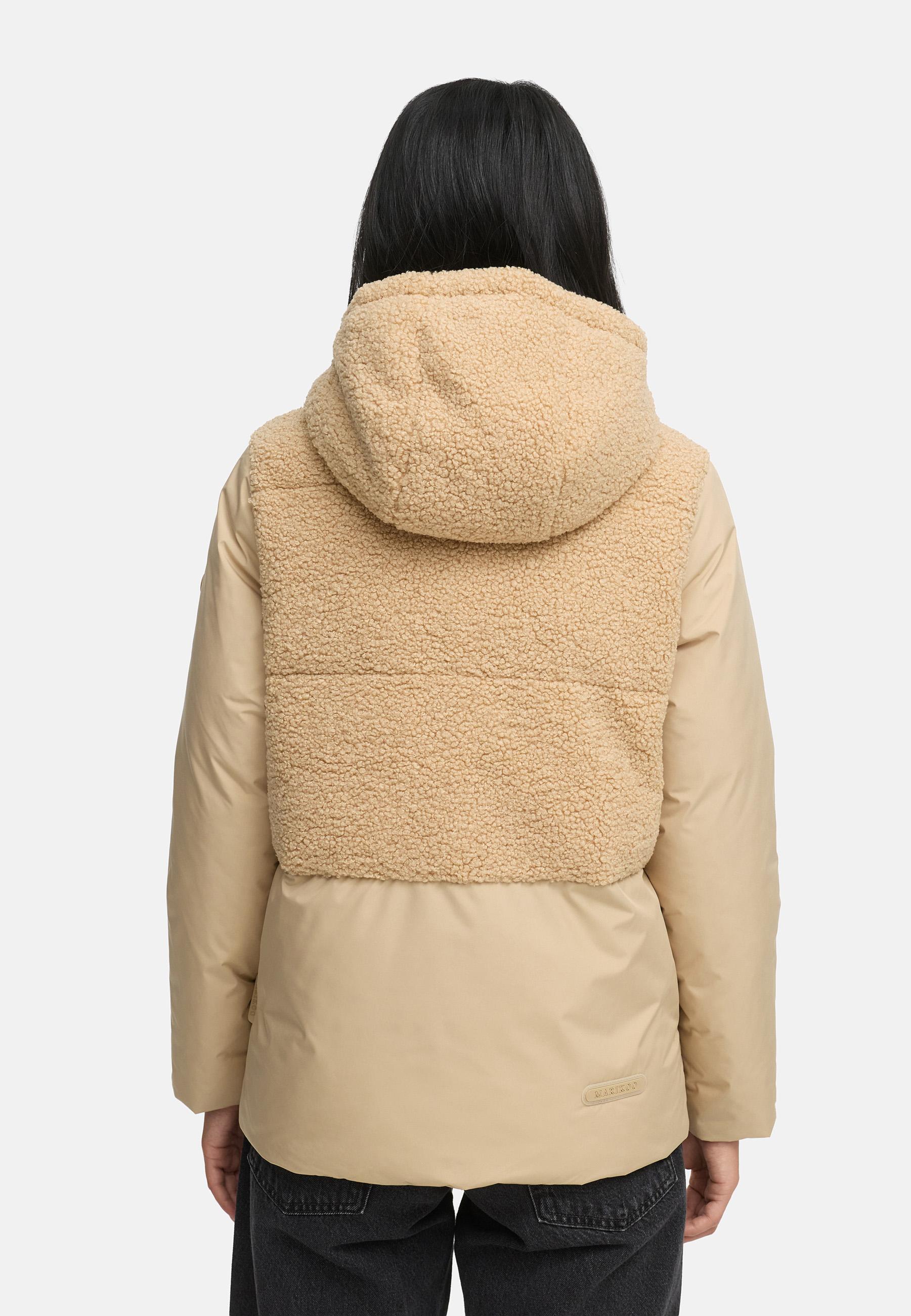 Winterjacke Plüschjacke "Sheeta 16" Beige
