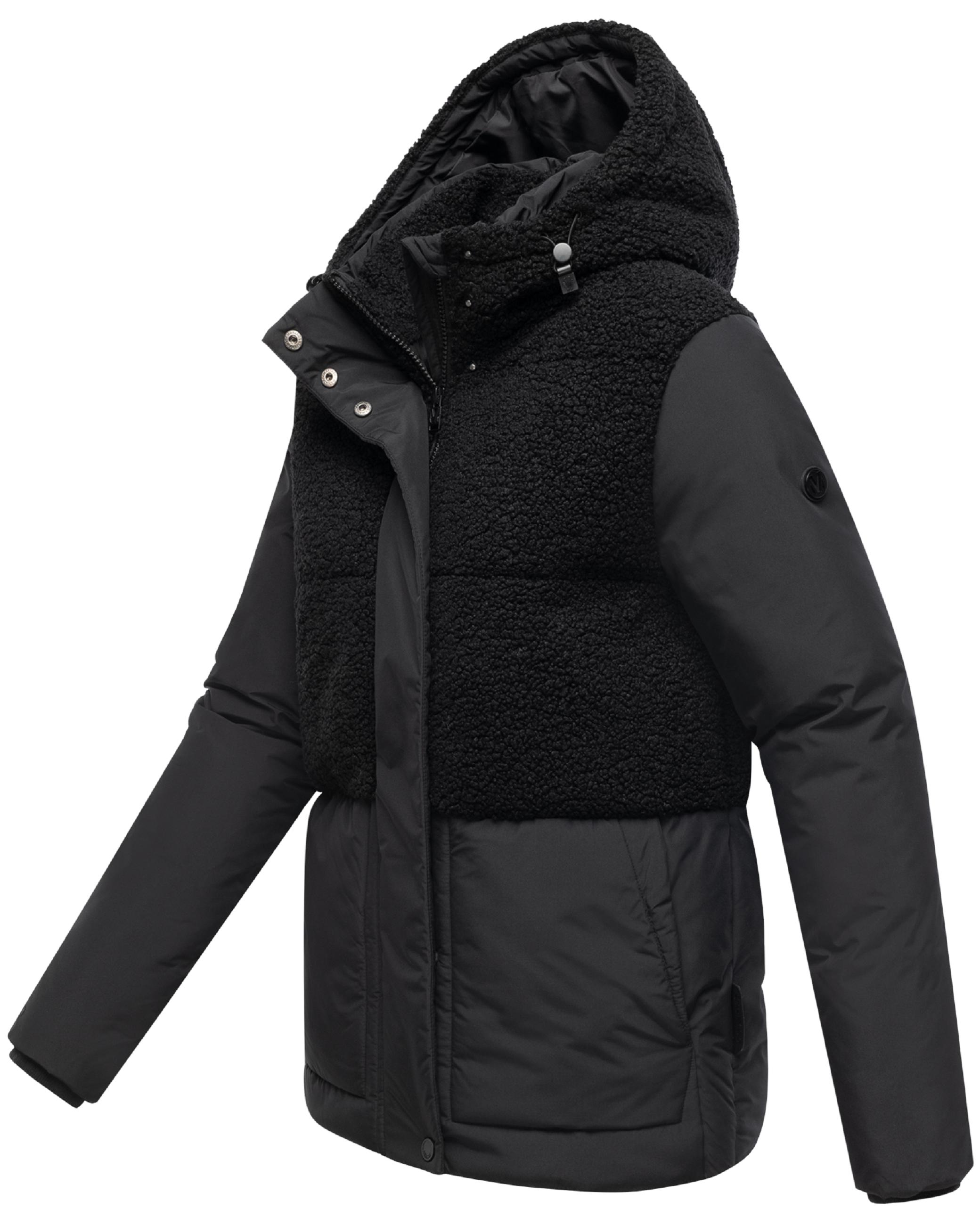 Winterjacke Plüschjacke "Sheeta 16" Black