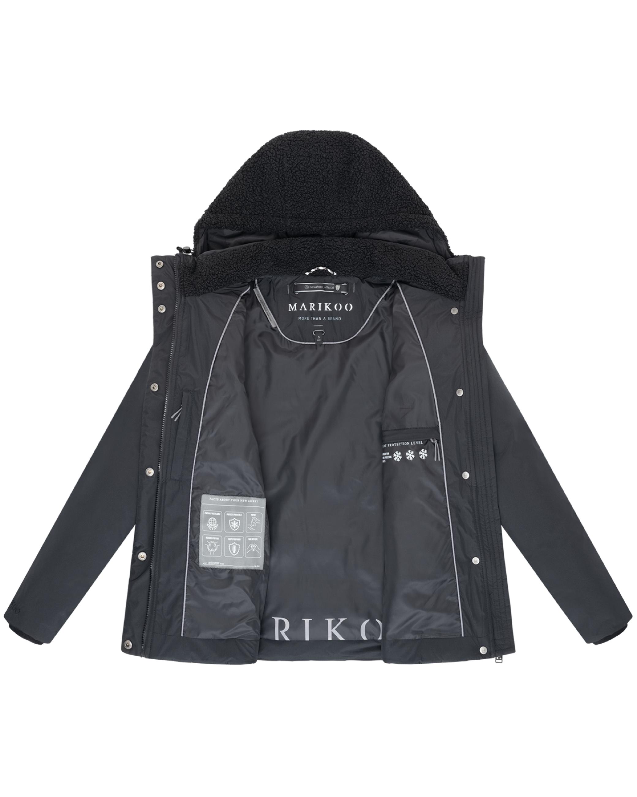 Winterjacke Plüschjacke "Sheeta 16" Black