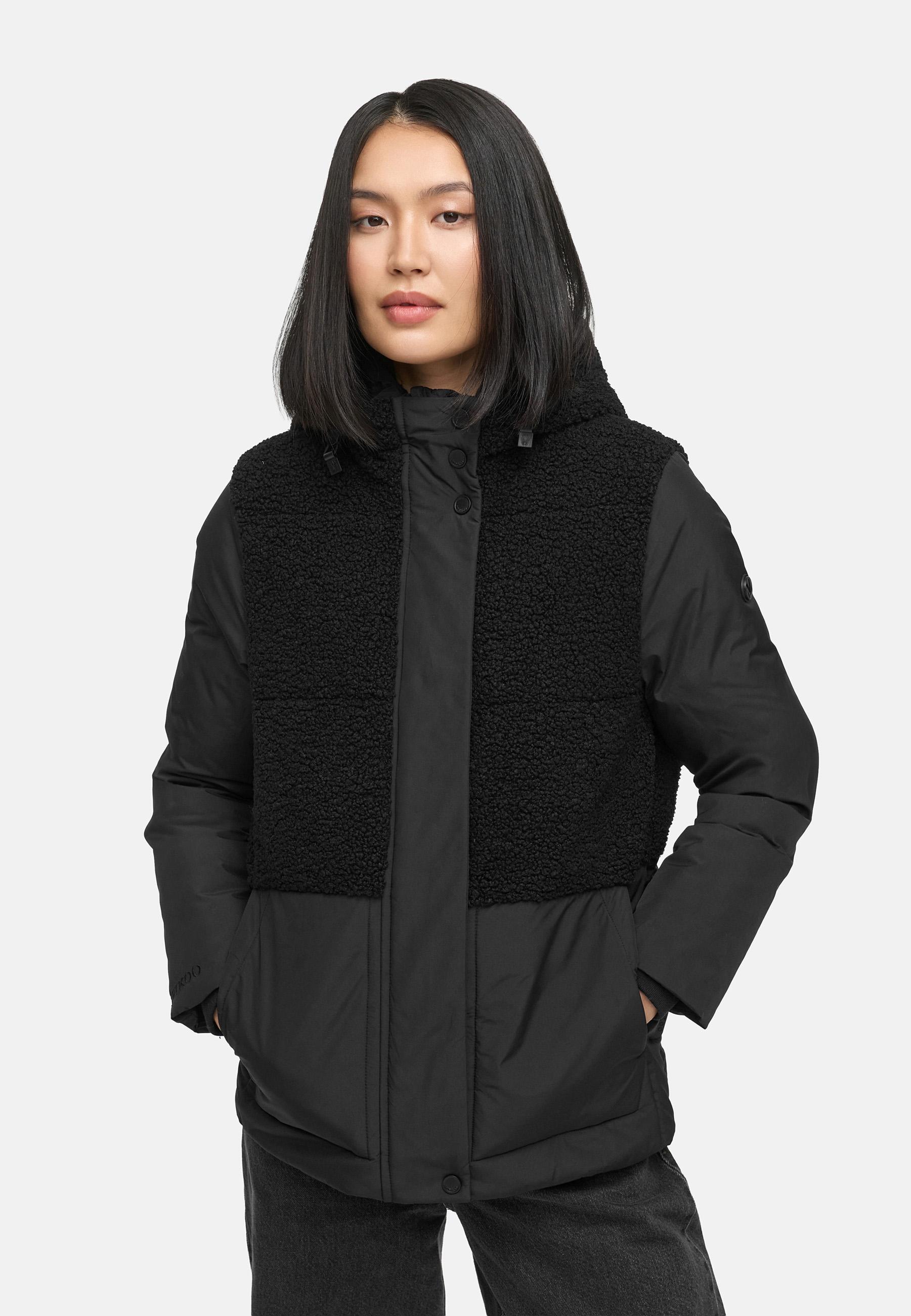 Winterjacke Plüschjacke "Sheeta 16" Black
