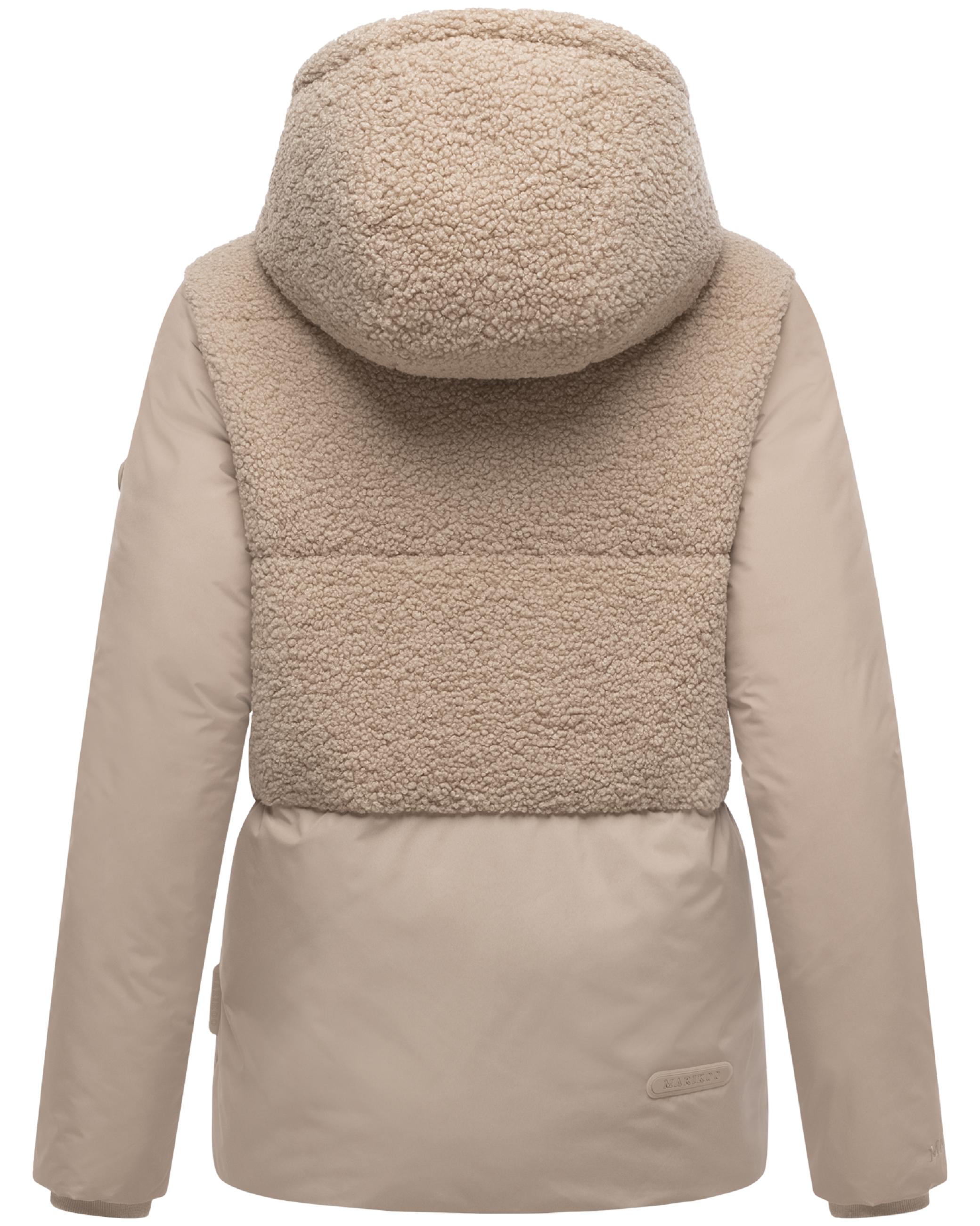 Winterjacke Plüschjacke "Sheeta 16" Light Taupe