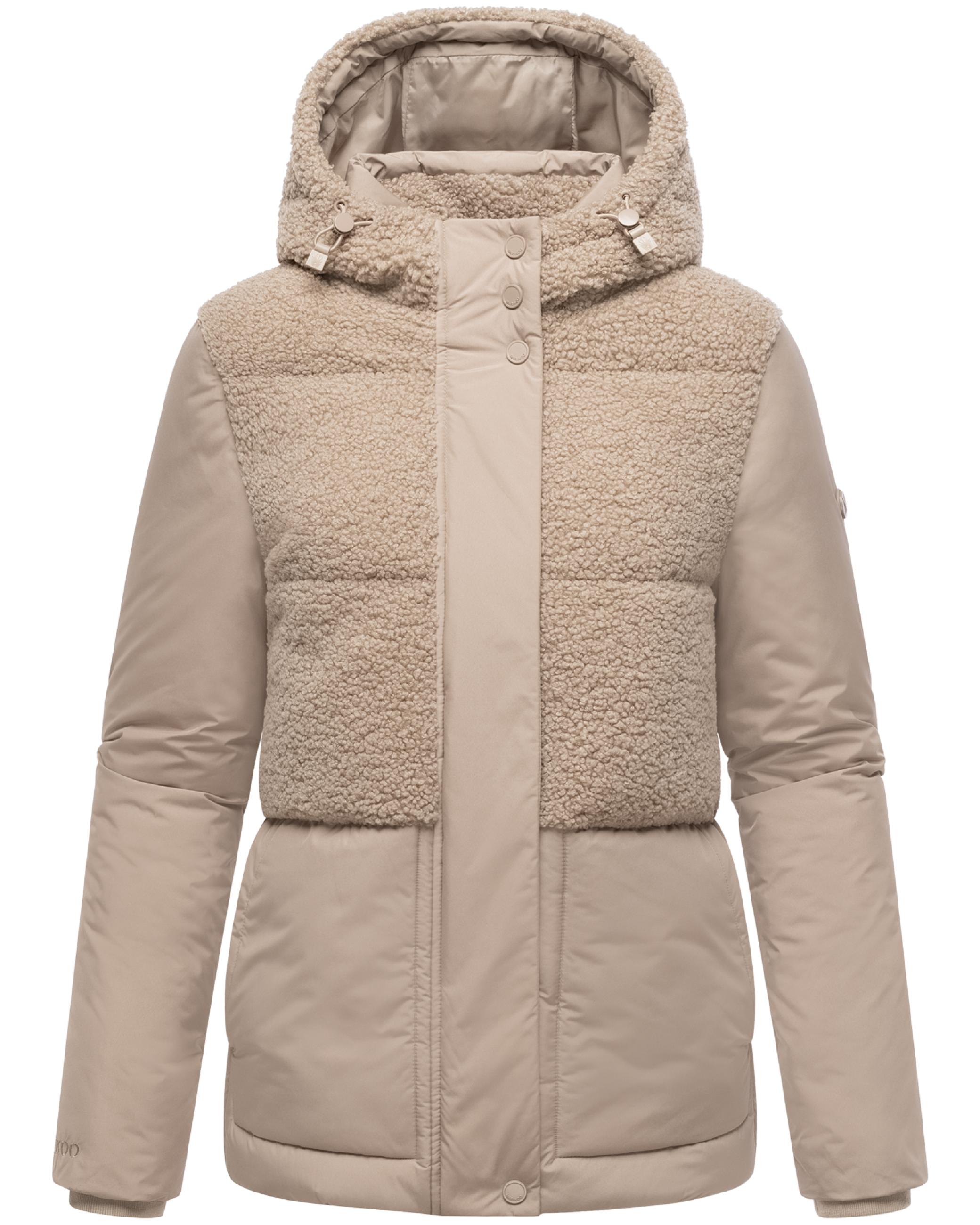 Winterjacke Plüschjacke "Sheeta 16" Light Taupe