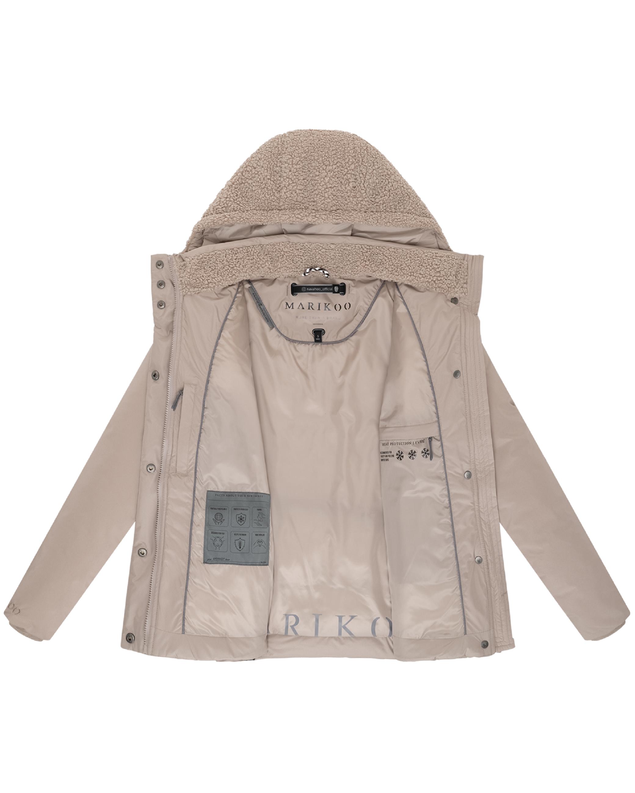Winterjacke Plüschjacke "Sheeta 16" Light Taupe