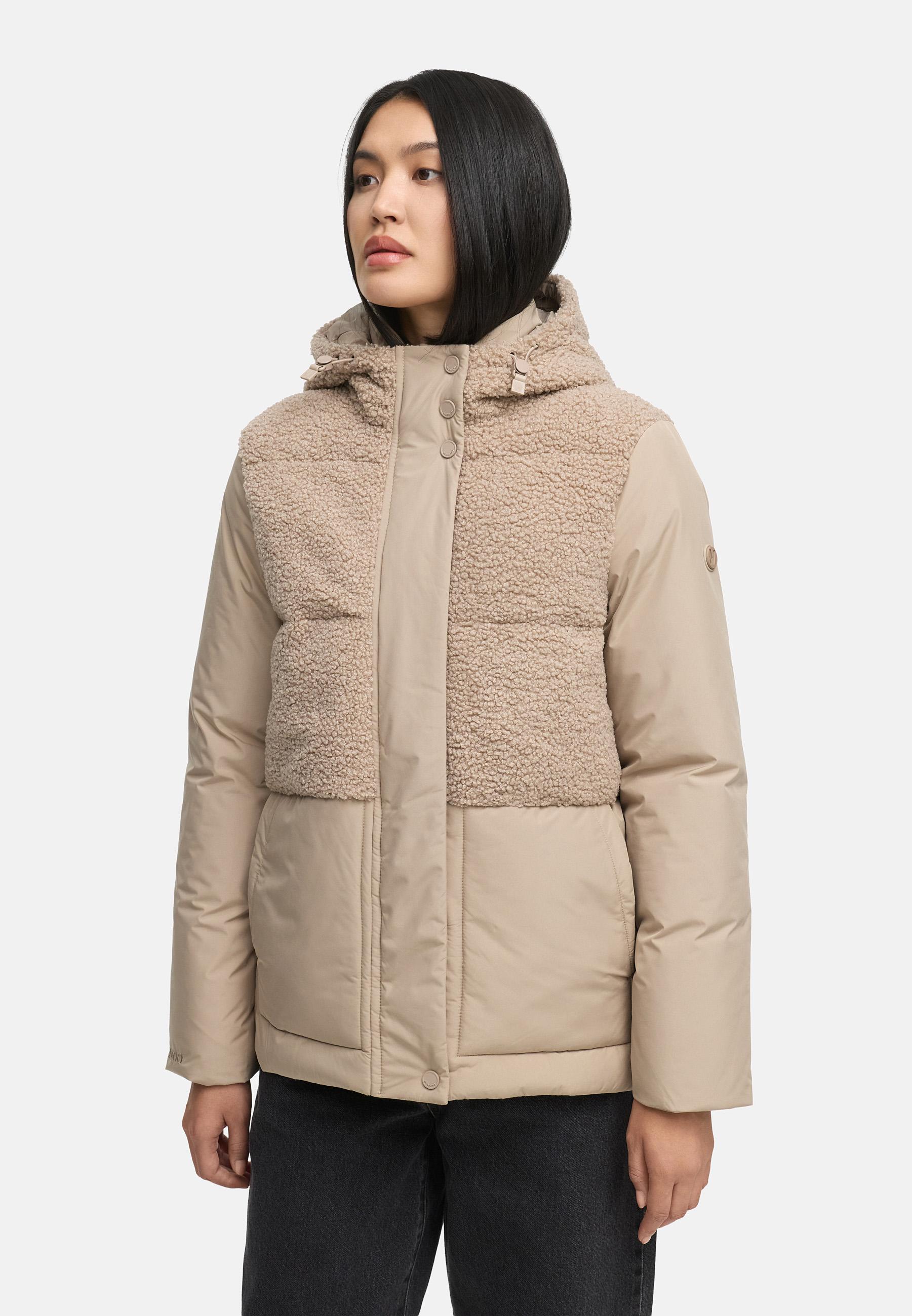Winterjacke Plüschjacke "Sheeta 16" Light Taupe