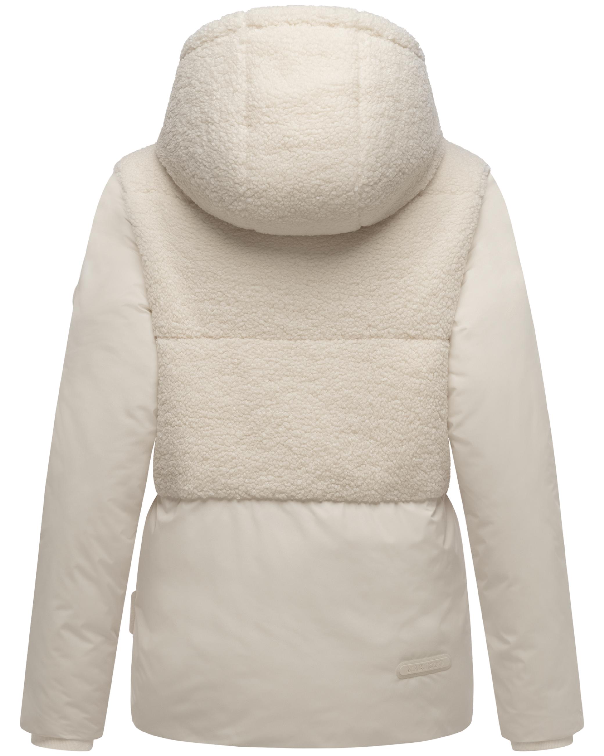 Winterjacke Plüschjacke "Sheeta 16" Offwhite