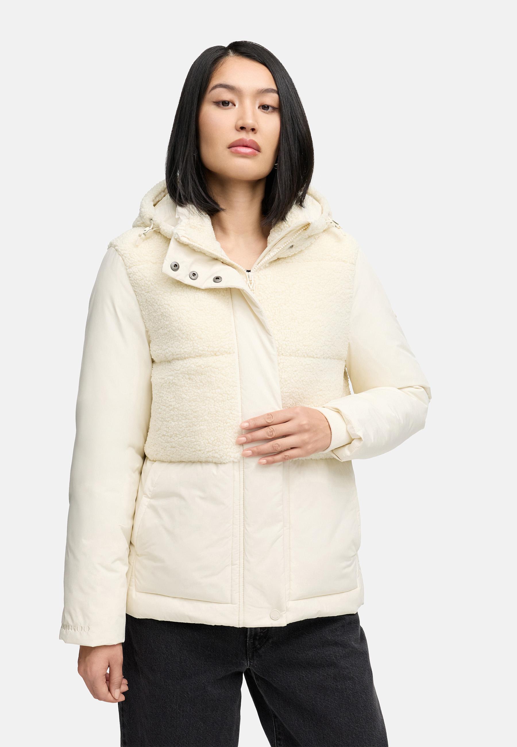 Winterjacke Plüschjacke "Sheeta 16" Offwhite