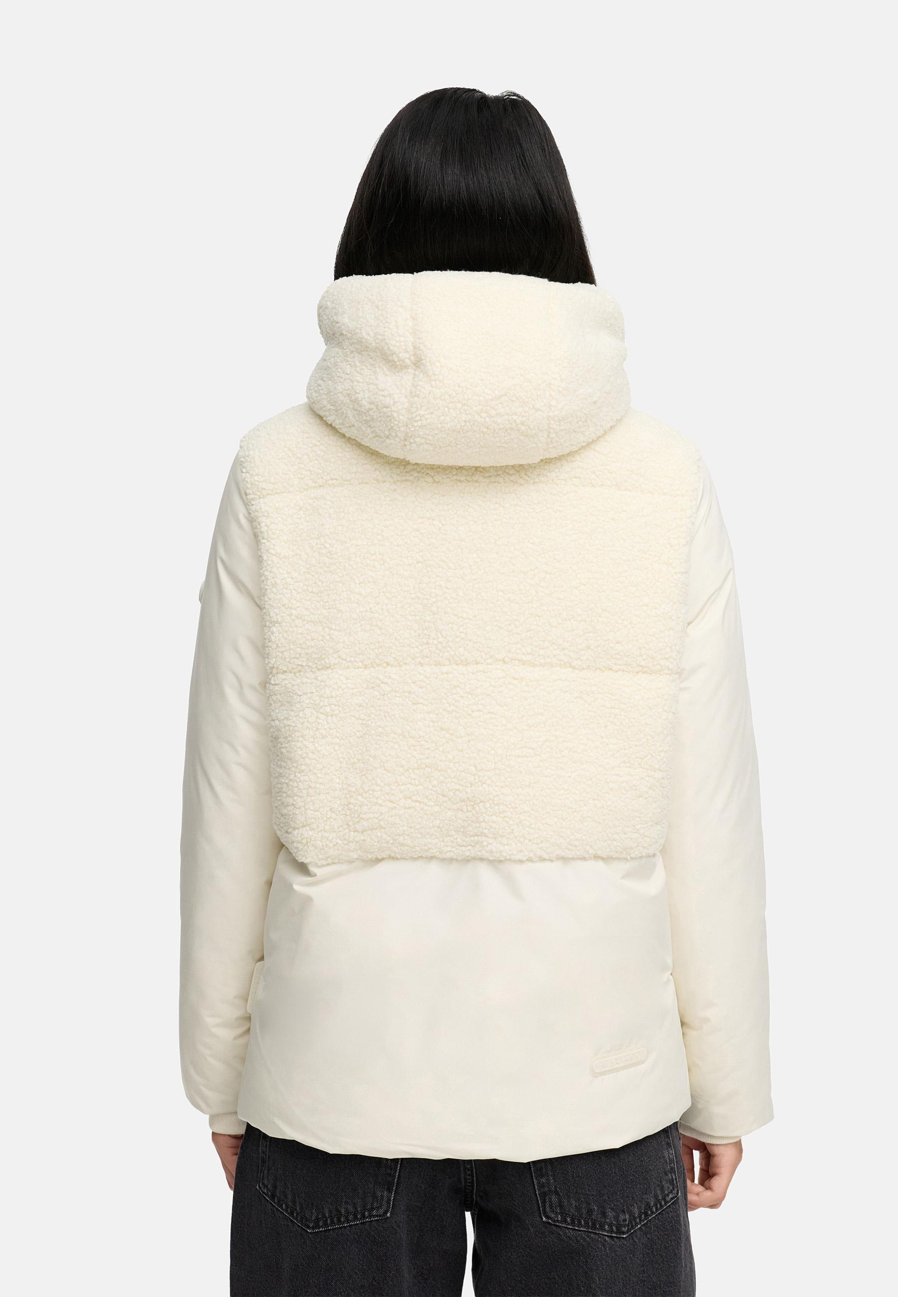 Winterjacke Plüschjacke "Sheeta 16" Offwhite