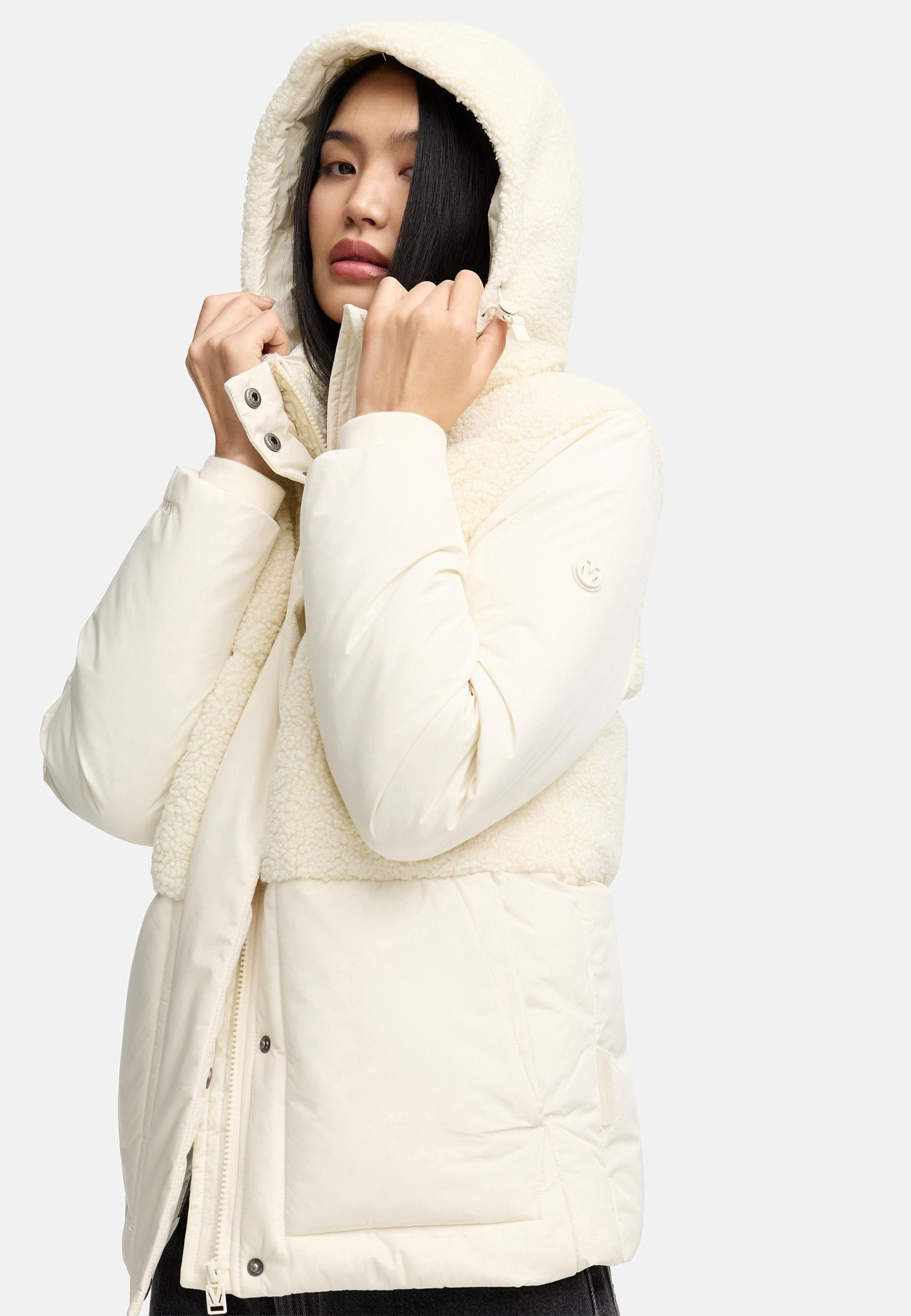 Winterjacke Plüschjacke "Sheeta 16" Offwhite