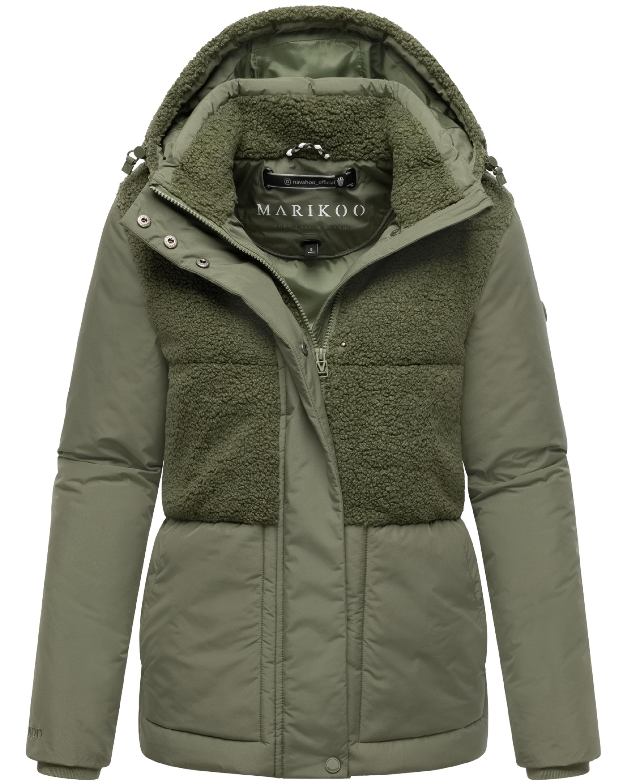 Winterjacke Plüschjacke "Sheeta 16" Olive Leaf