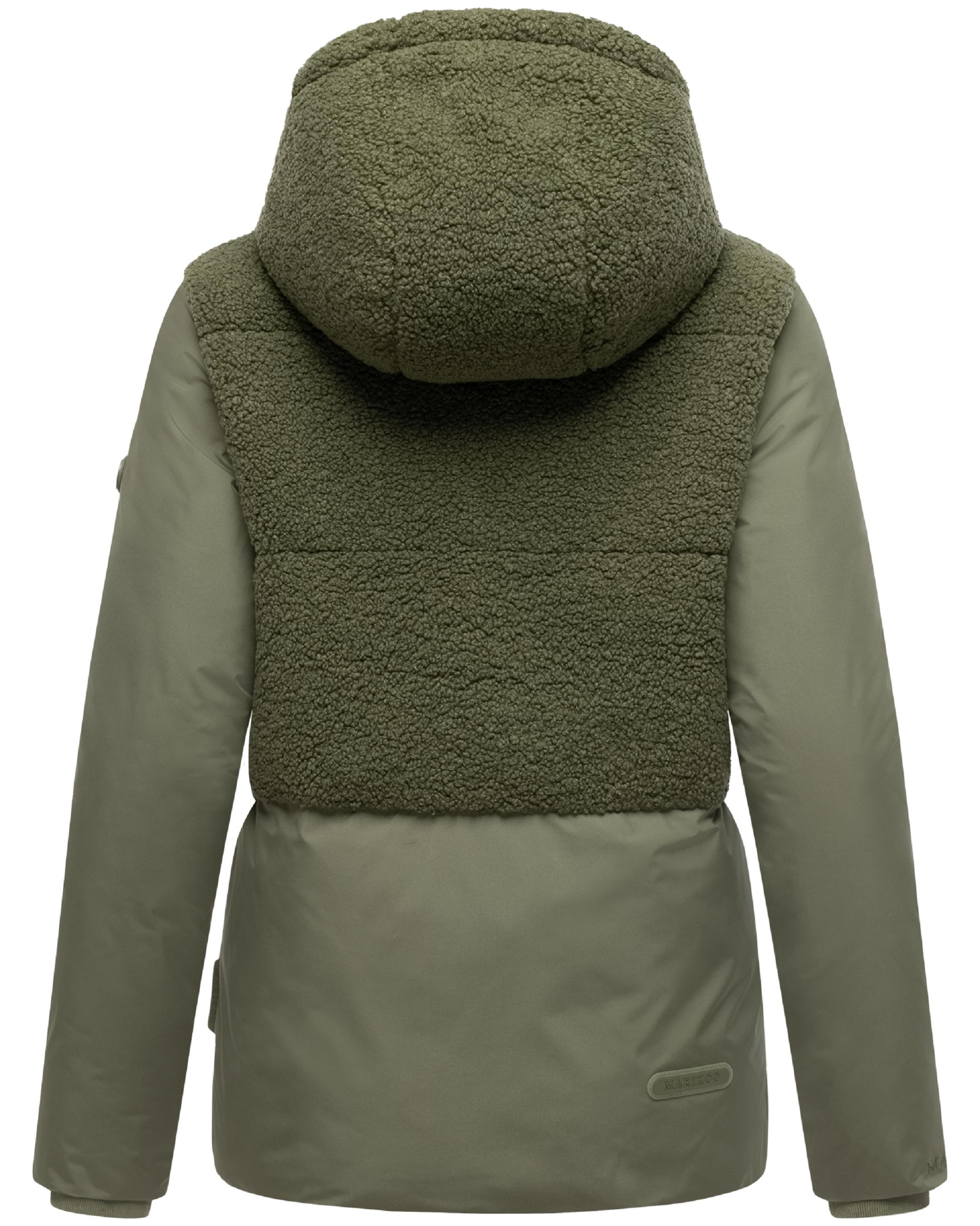 Winterjacke Plüschjacke "Sheeta 16" Olive Leaf