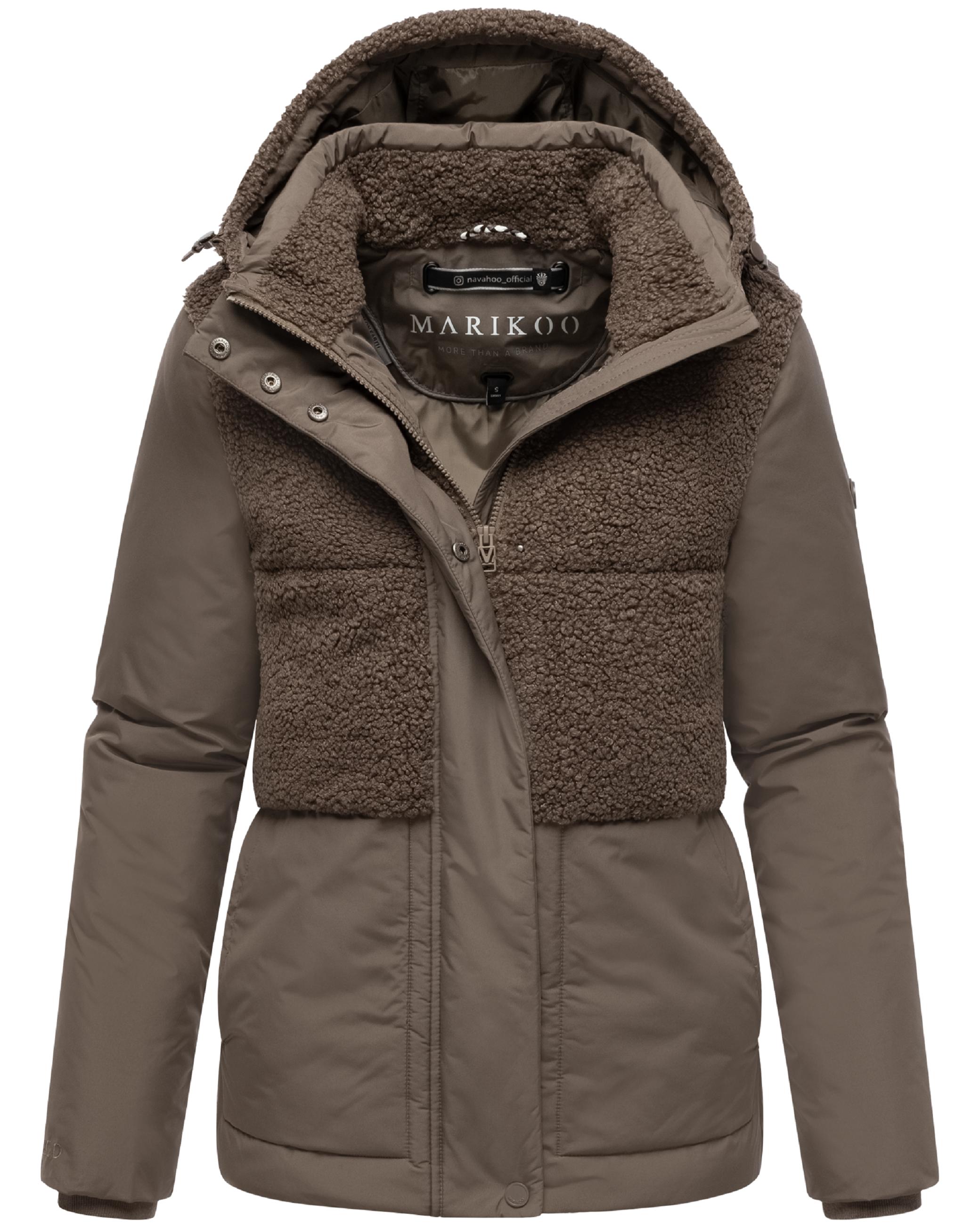 Winterjacke Plüschjacke "Sheeta 16" Stone Brown