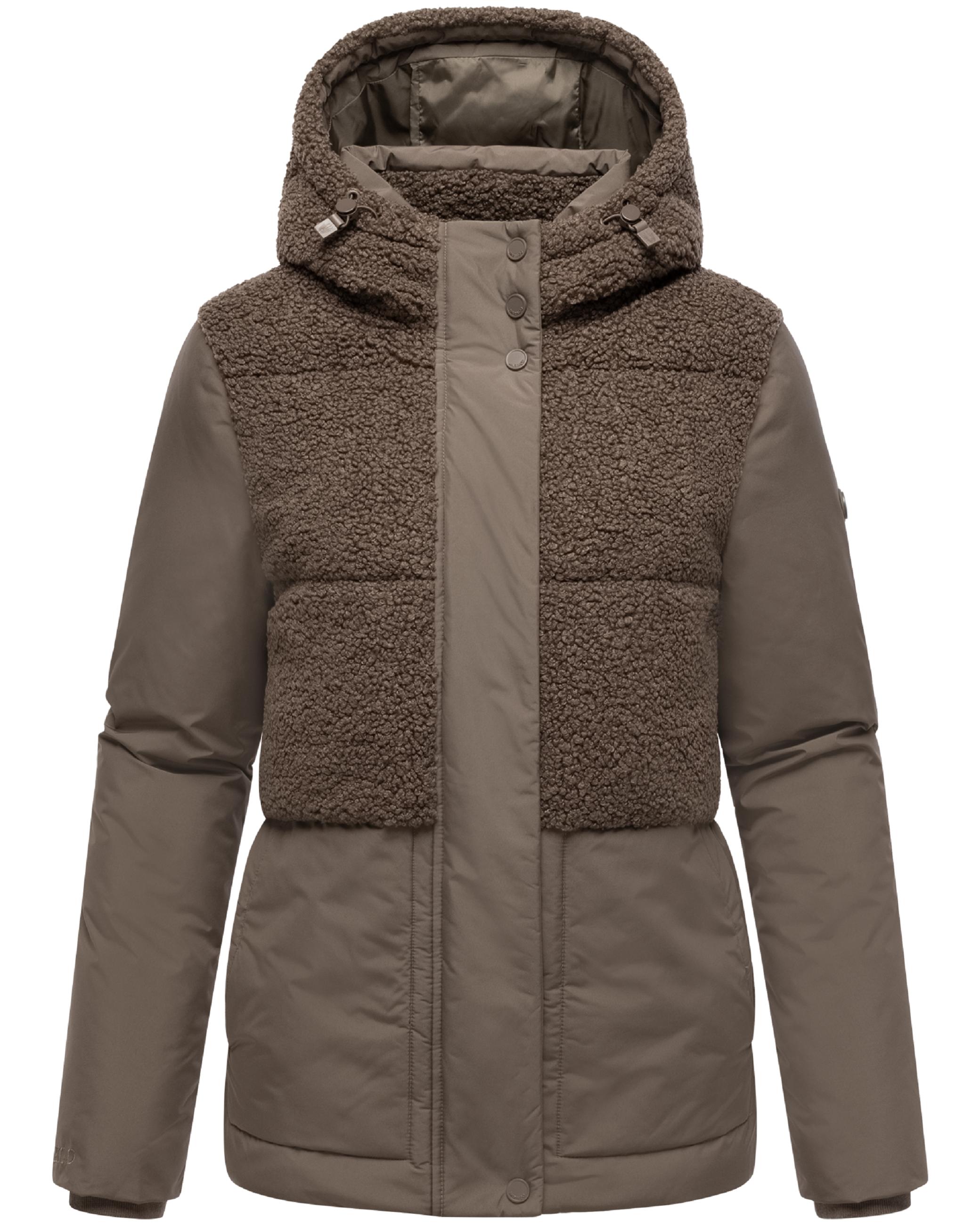 Winterjacke Plüschjacke "Sheeta 16" Stone Brown