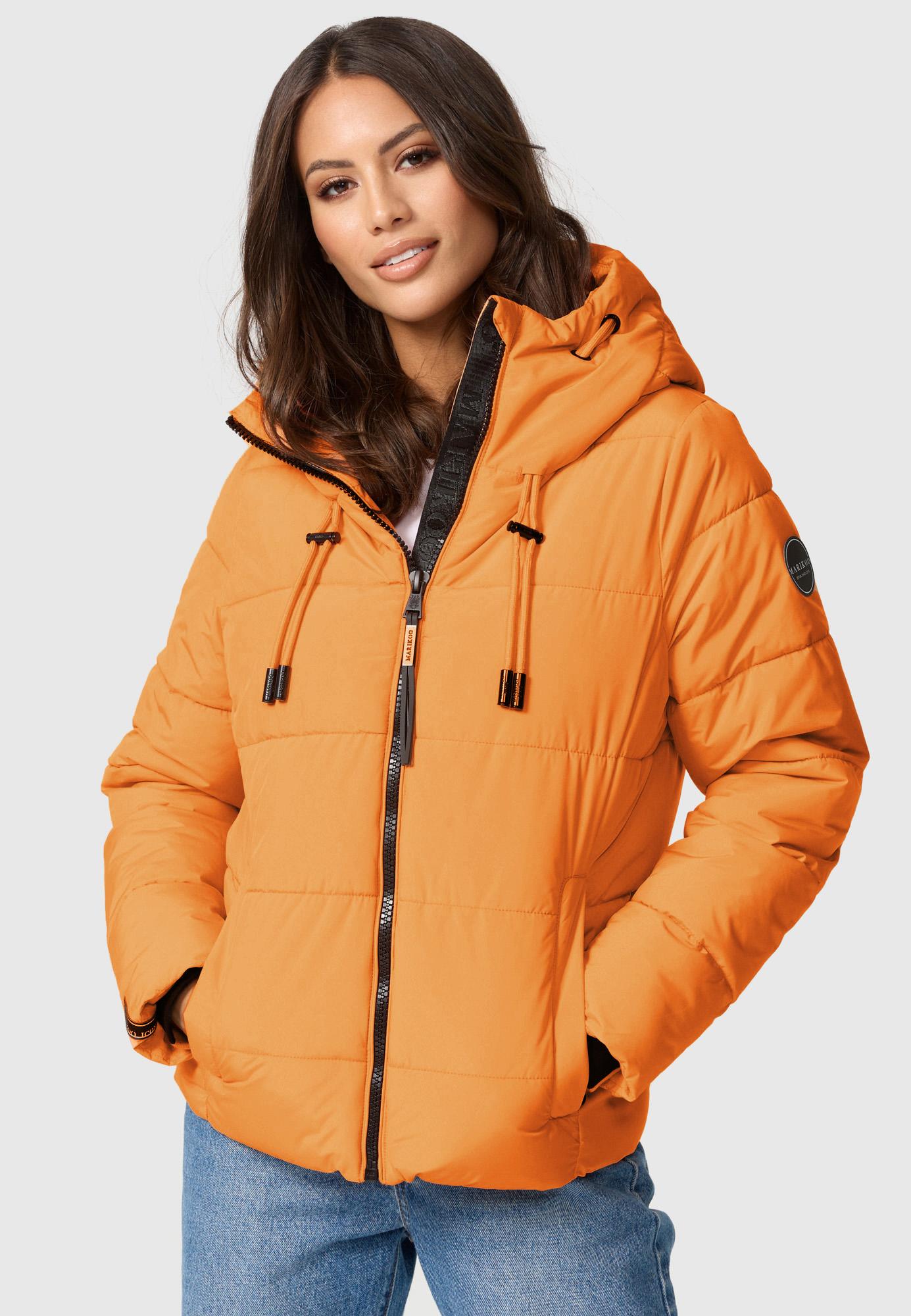 Steppjacke mit Kapuze "Shimoaa XVI" Apricot Sorbet