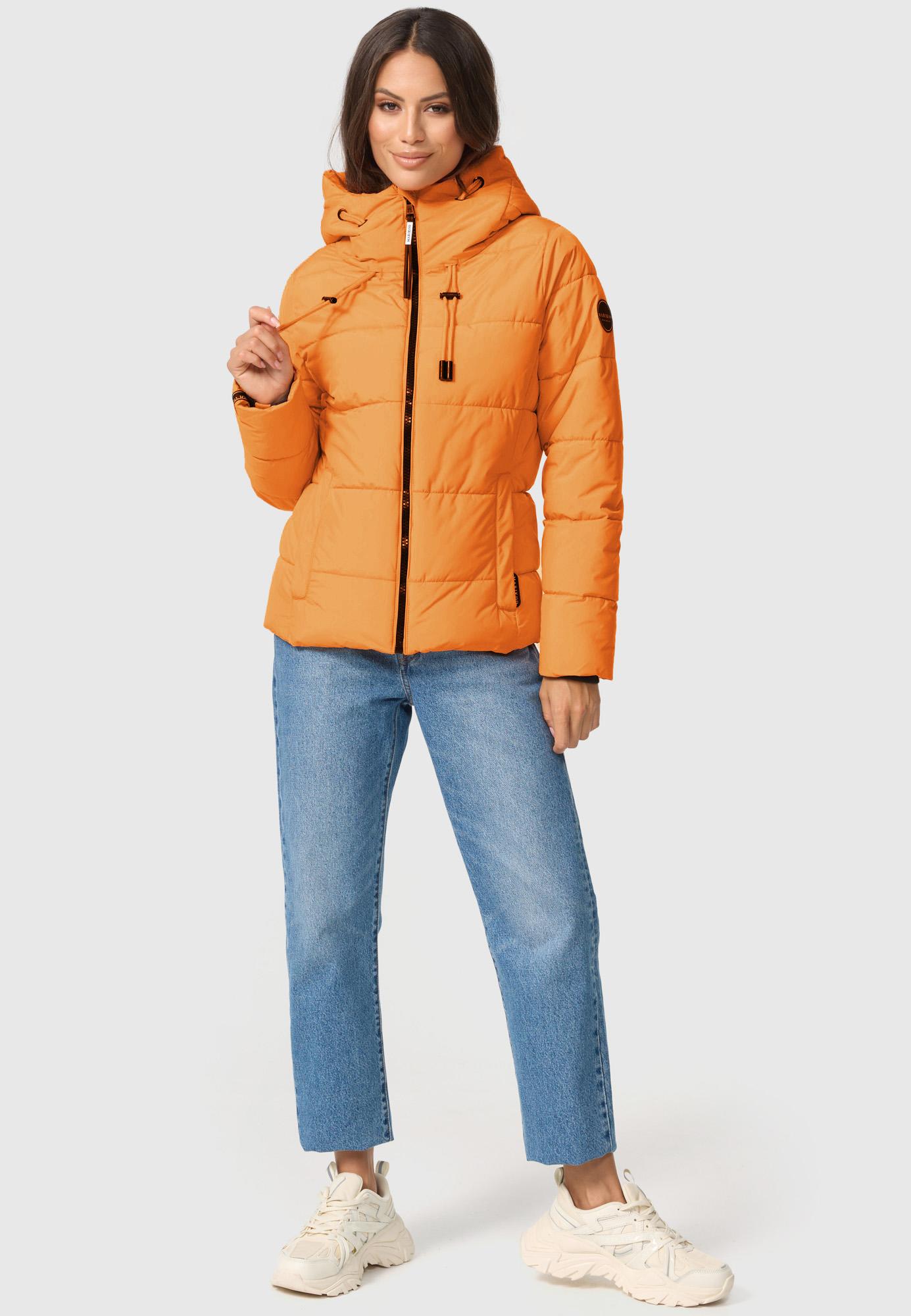 Steppjacke mit Kapuze "Shimoaa XVI" Apricot Sorbet