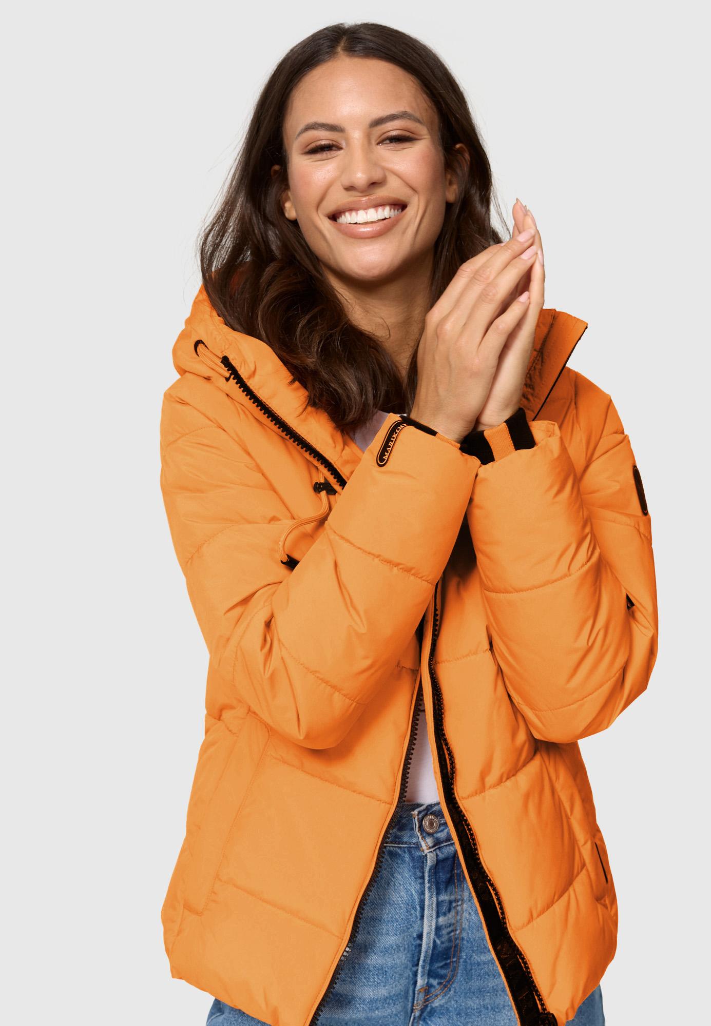 Steppjacke mit Kapuze "Shimoaa XVI" Apricot Sorbet