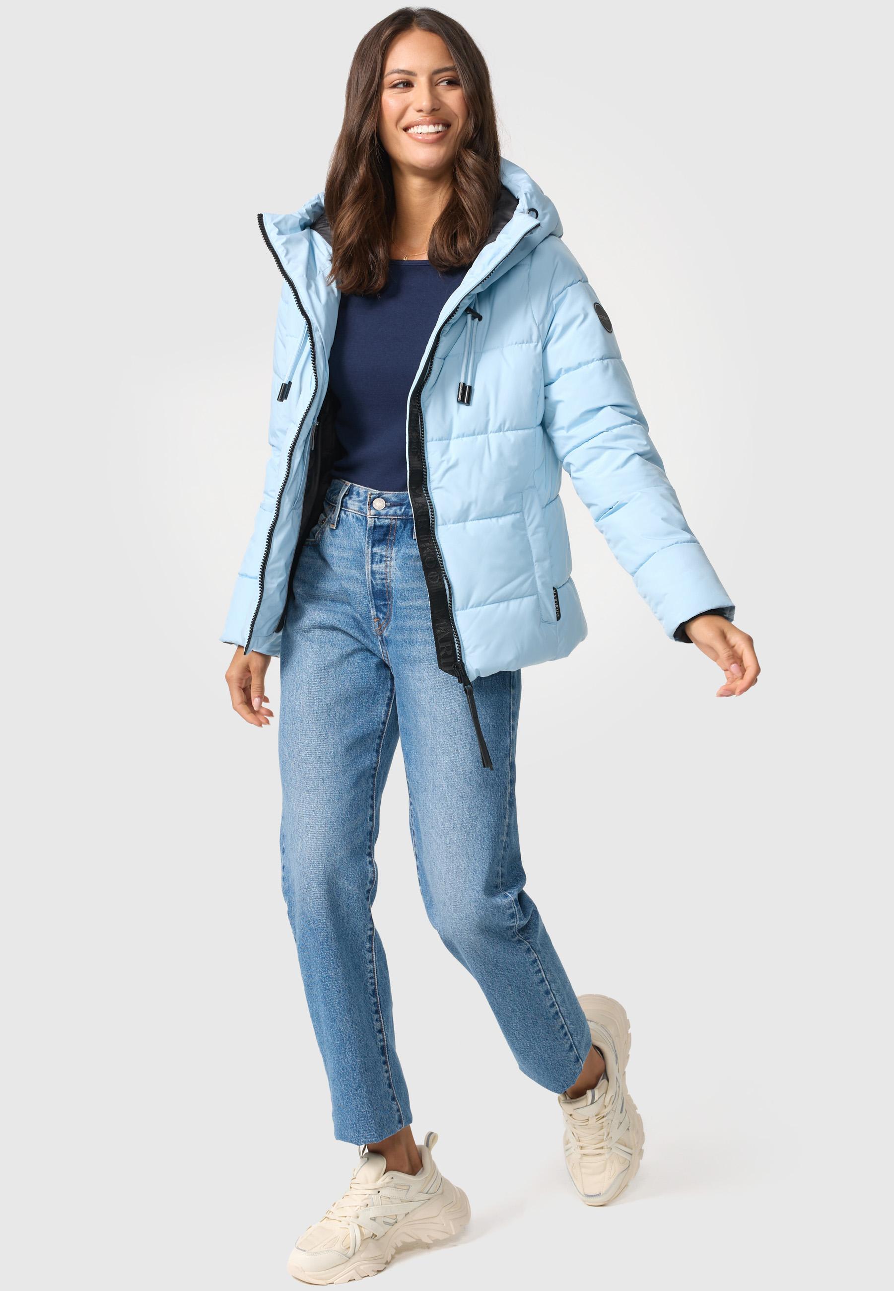 Steppjacke mit Kapuze "Shimoaa XVI" Baby Blue