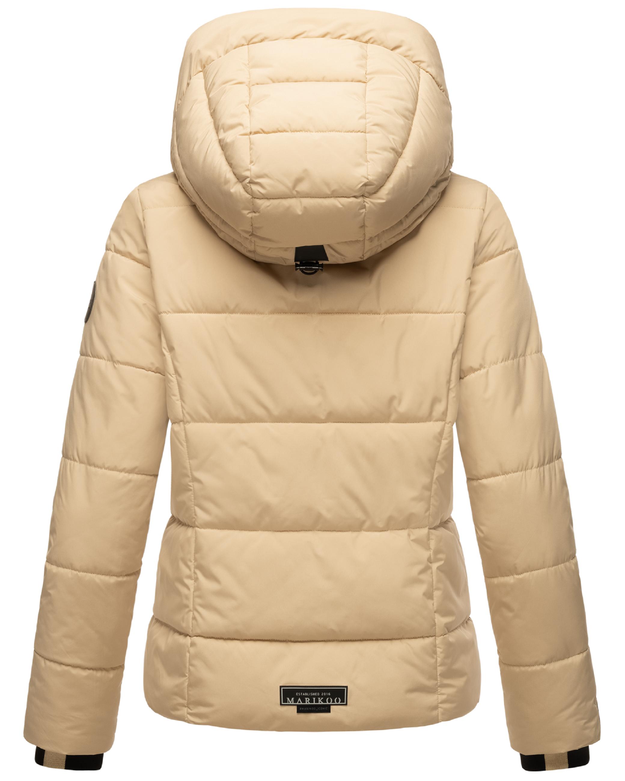 Steppjacke mit Kapuze "Shimoaa XVI" Beige