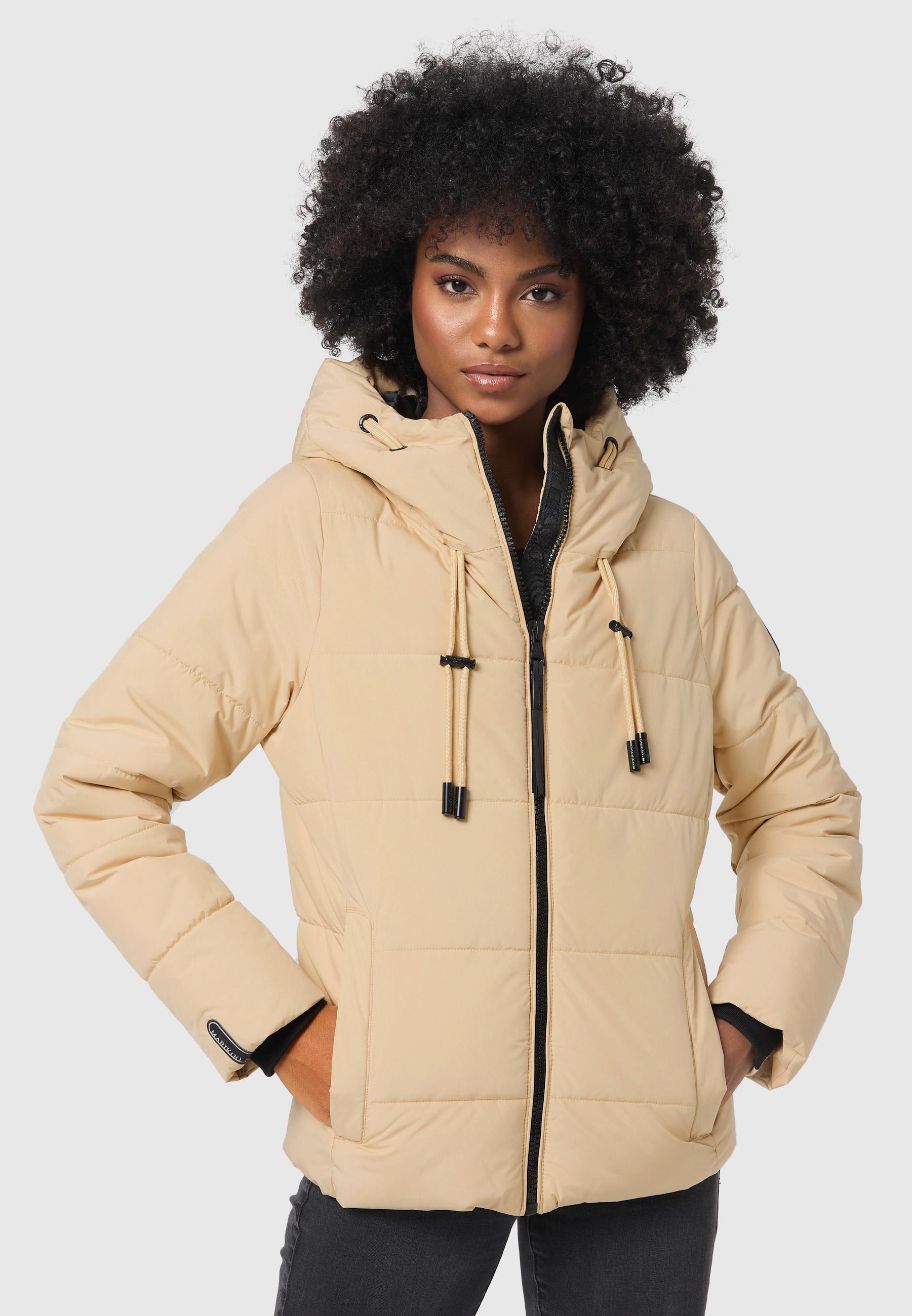 Steppjacke mit Kapuze "Shimoaa XVI" Beige