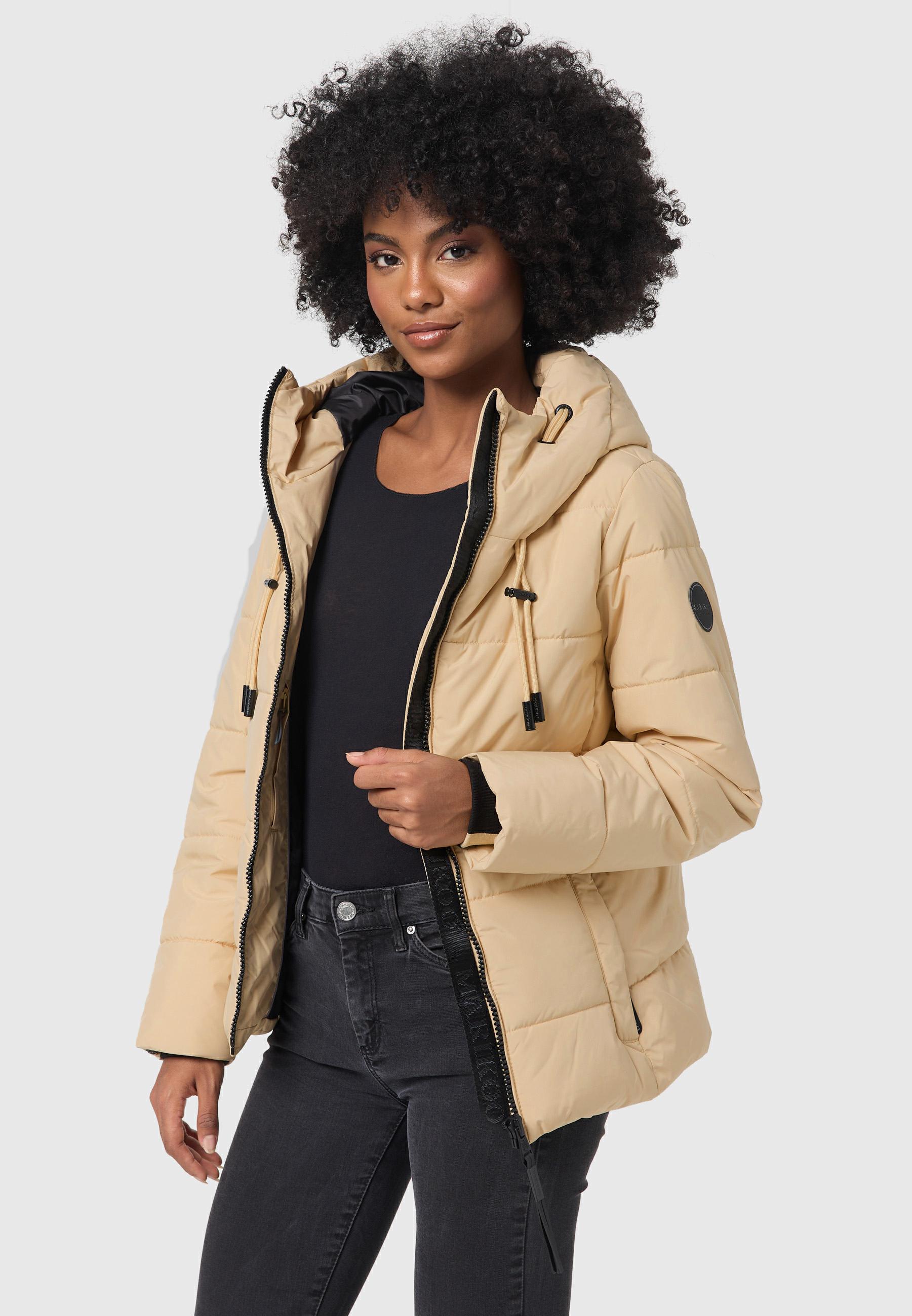 Steppjacke mit Kapuze "Shimoaa XVI" Beige