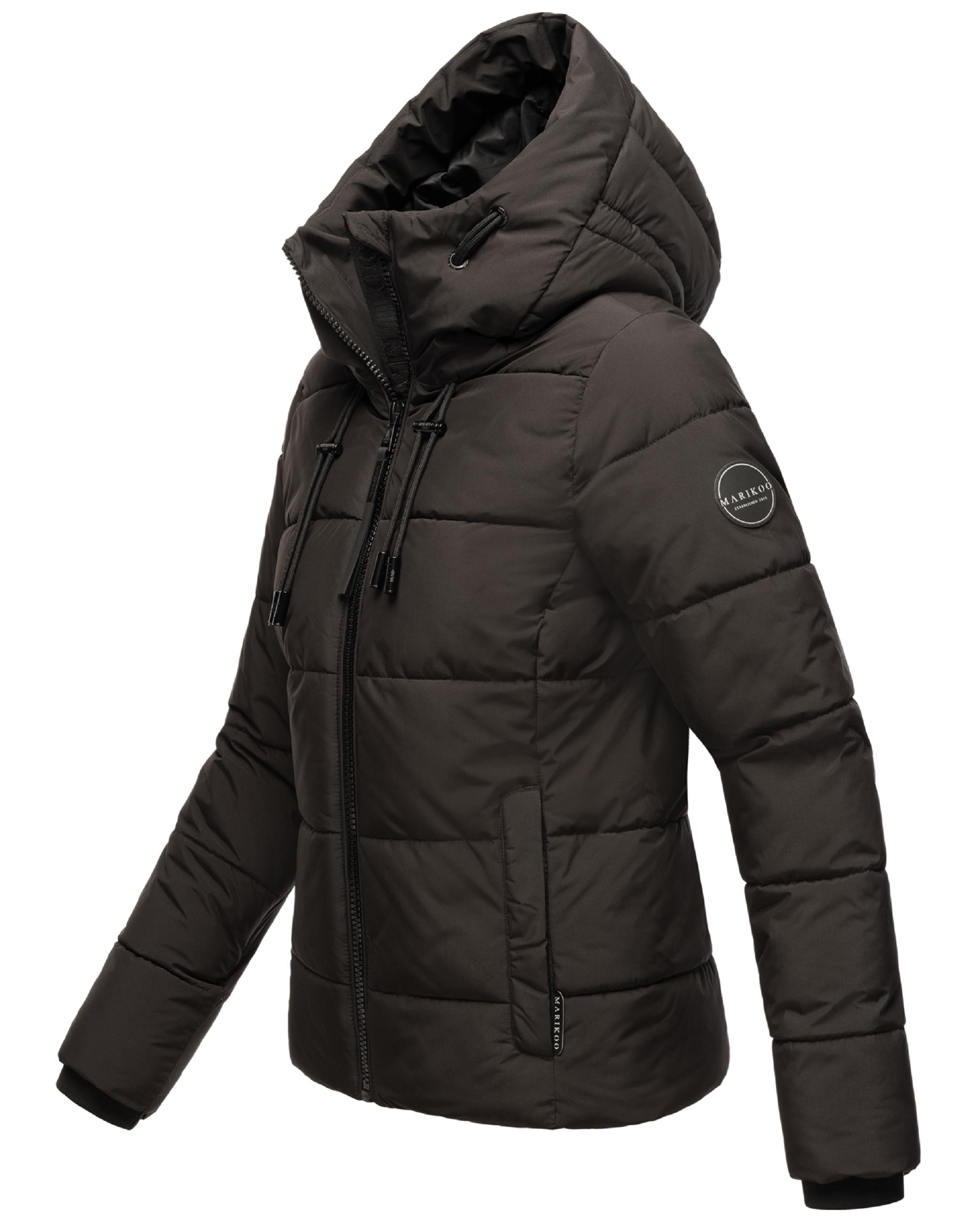 Steppjacke mit Kapuze "Shimoaa XVI" Black