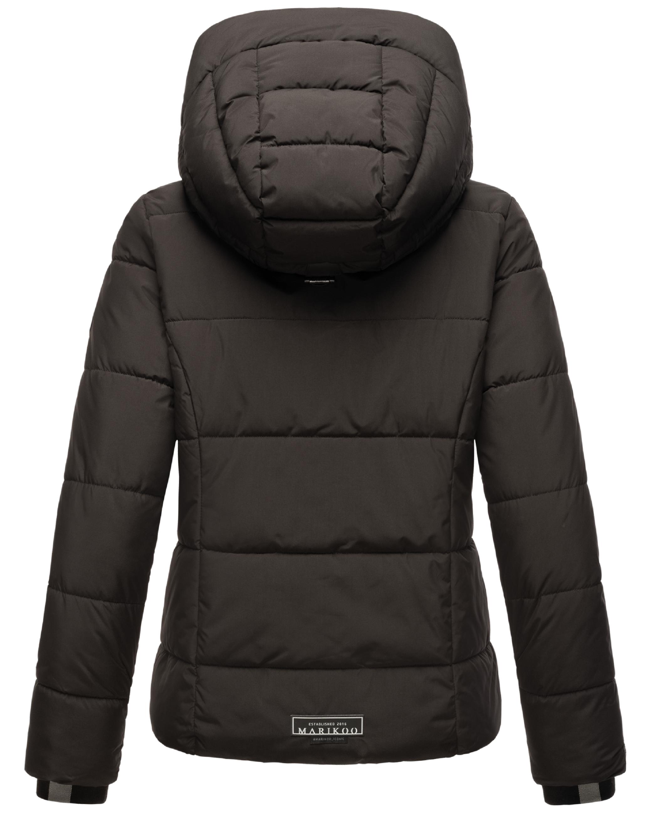 Steppjacke mit Kapuze "Shimoaa XVI" Black