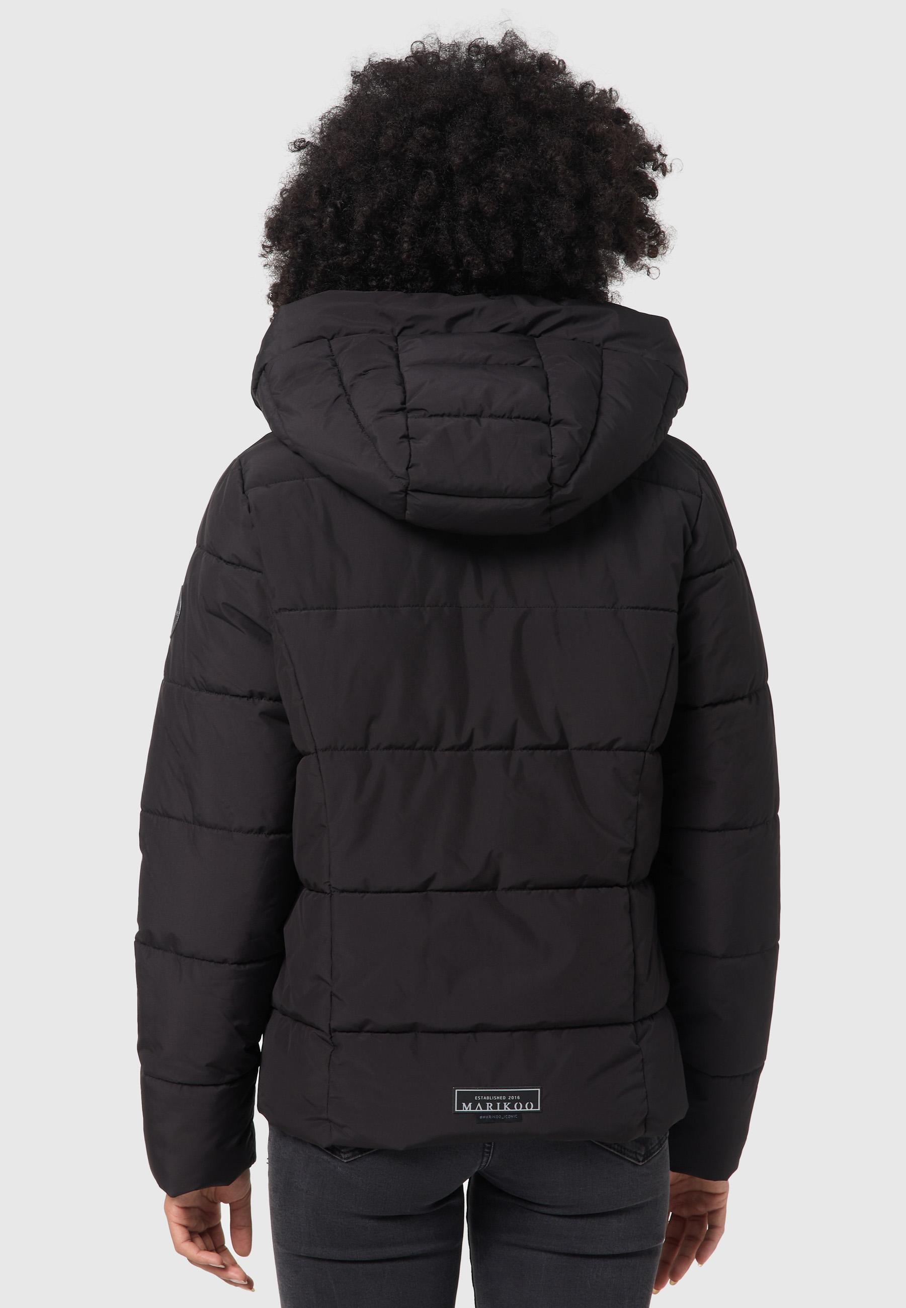 Steppjacke mit Kapuze "Shimoaa XVI" Black