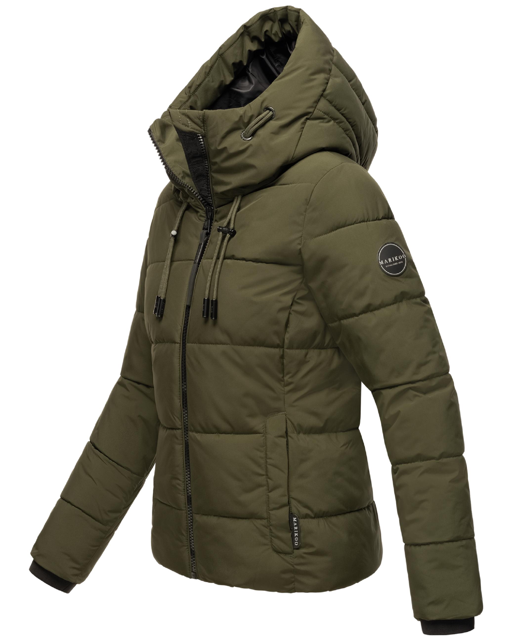 Steppjacke mit Kapuze "Shimoaa XVI" Dark Olive