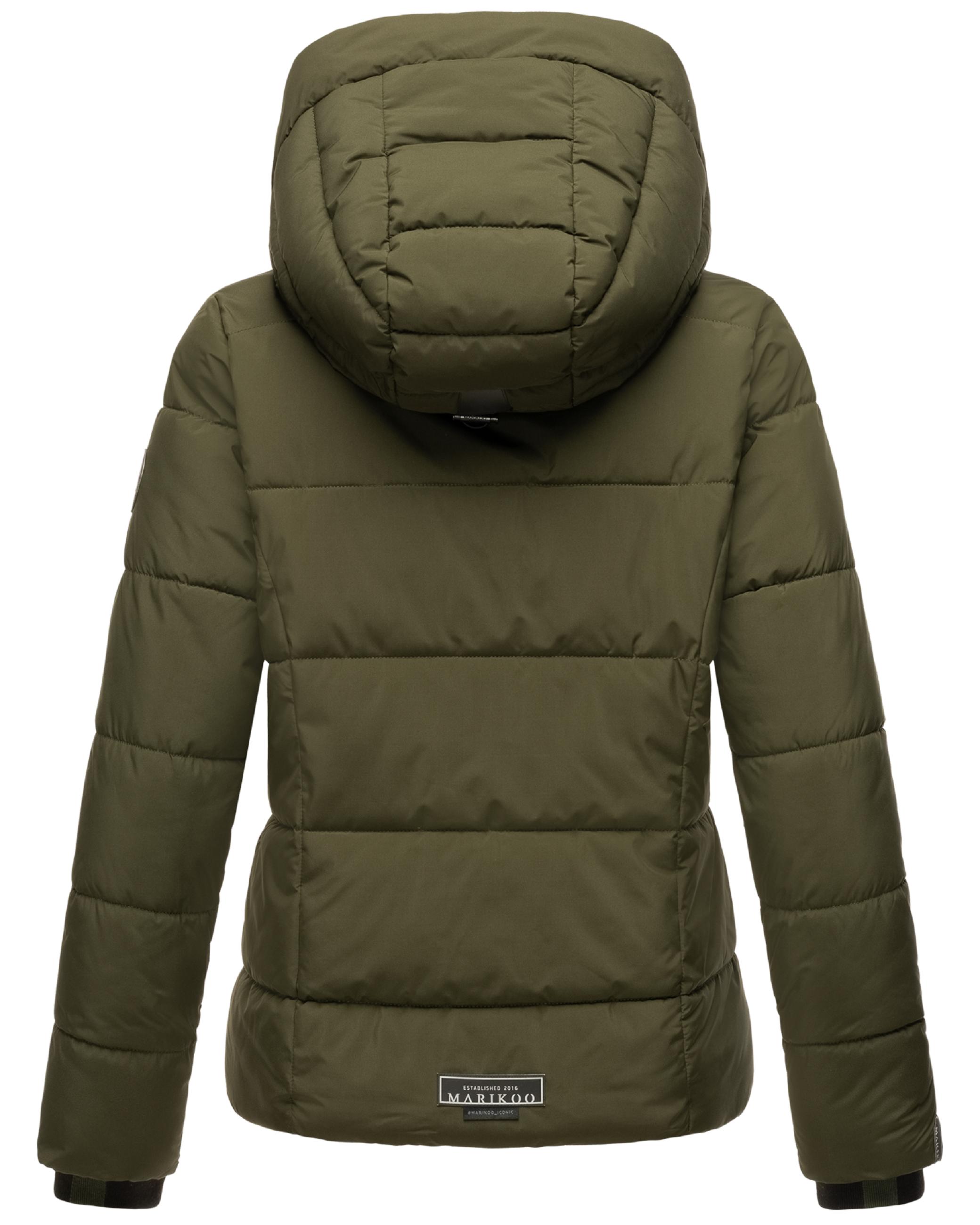 Steppjacke mit Kapuze "Shimoaa XVI" Dark Olive