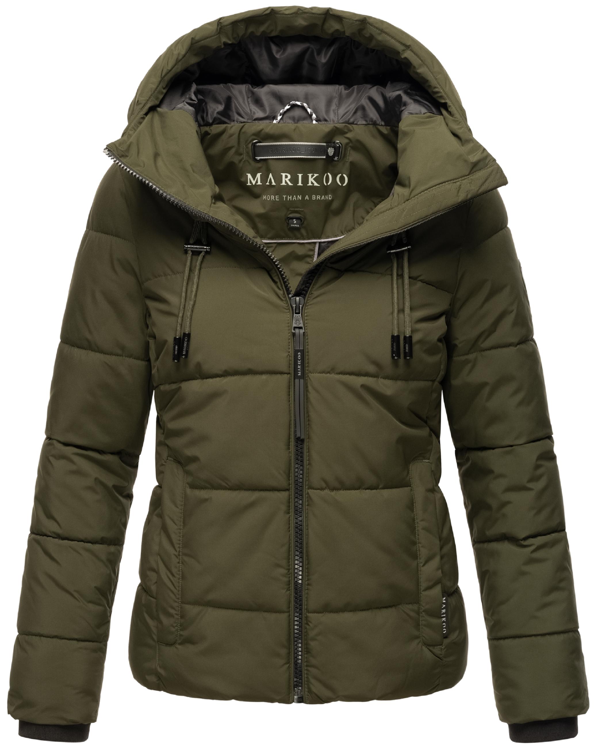 Steppjacke mit Kapuze "Shimoaa XVI" Dark Olive