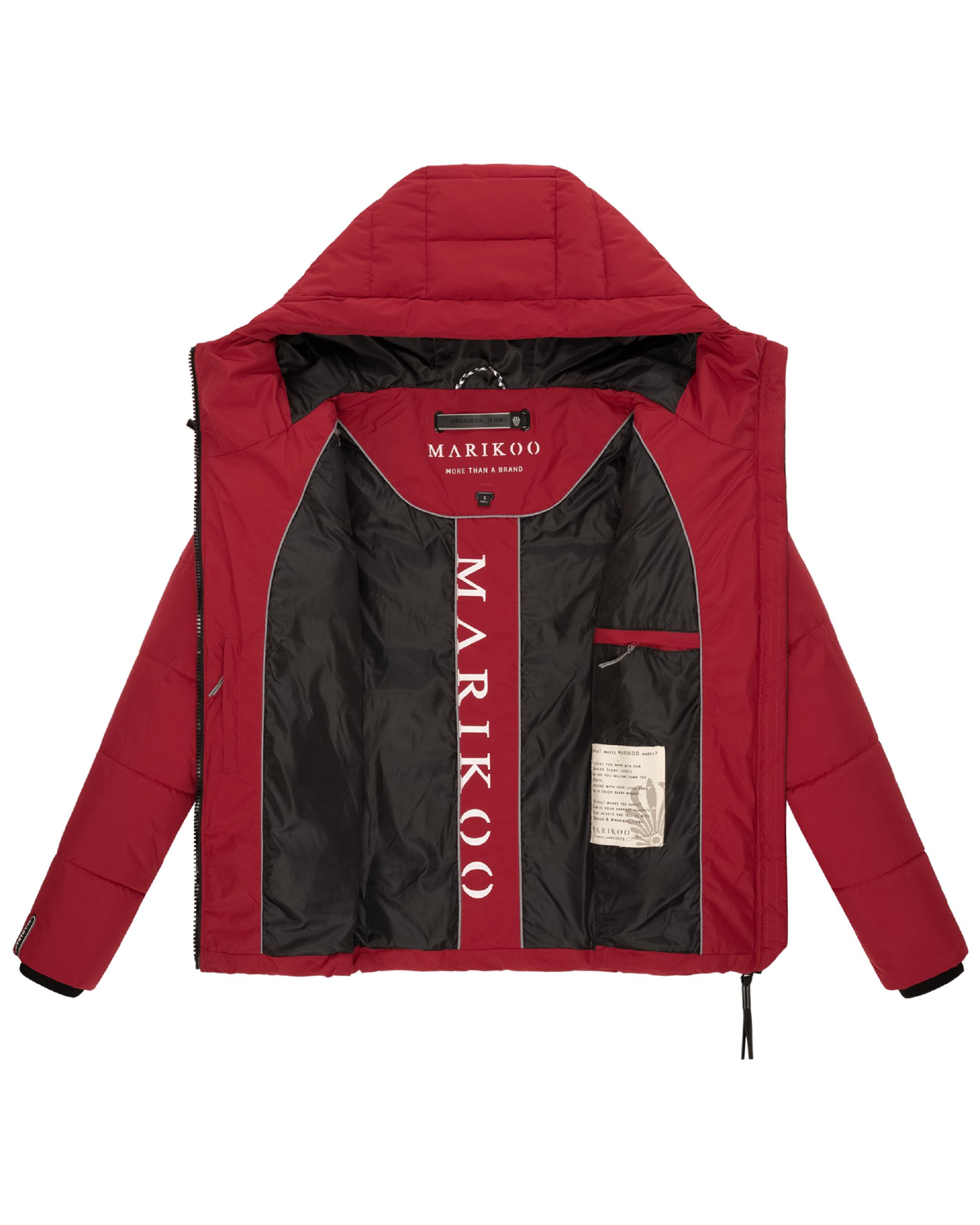 Steppjacke mit Kapuze "Shimoaa XVI" Dark Red