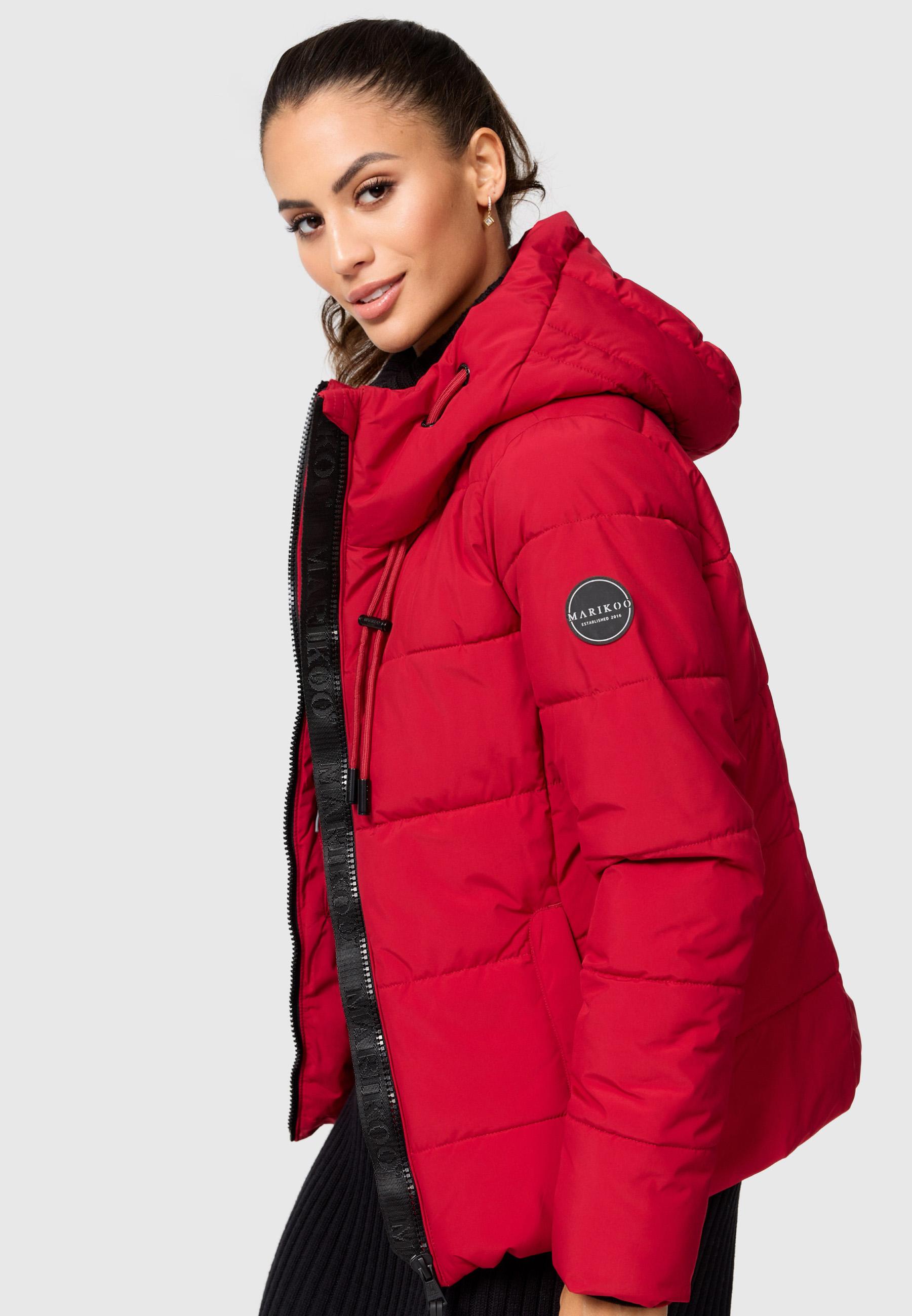 Steppjacke mit Kapuze "Shimoaa XVI" Dark Red